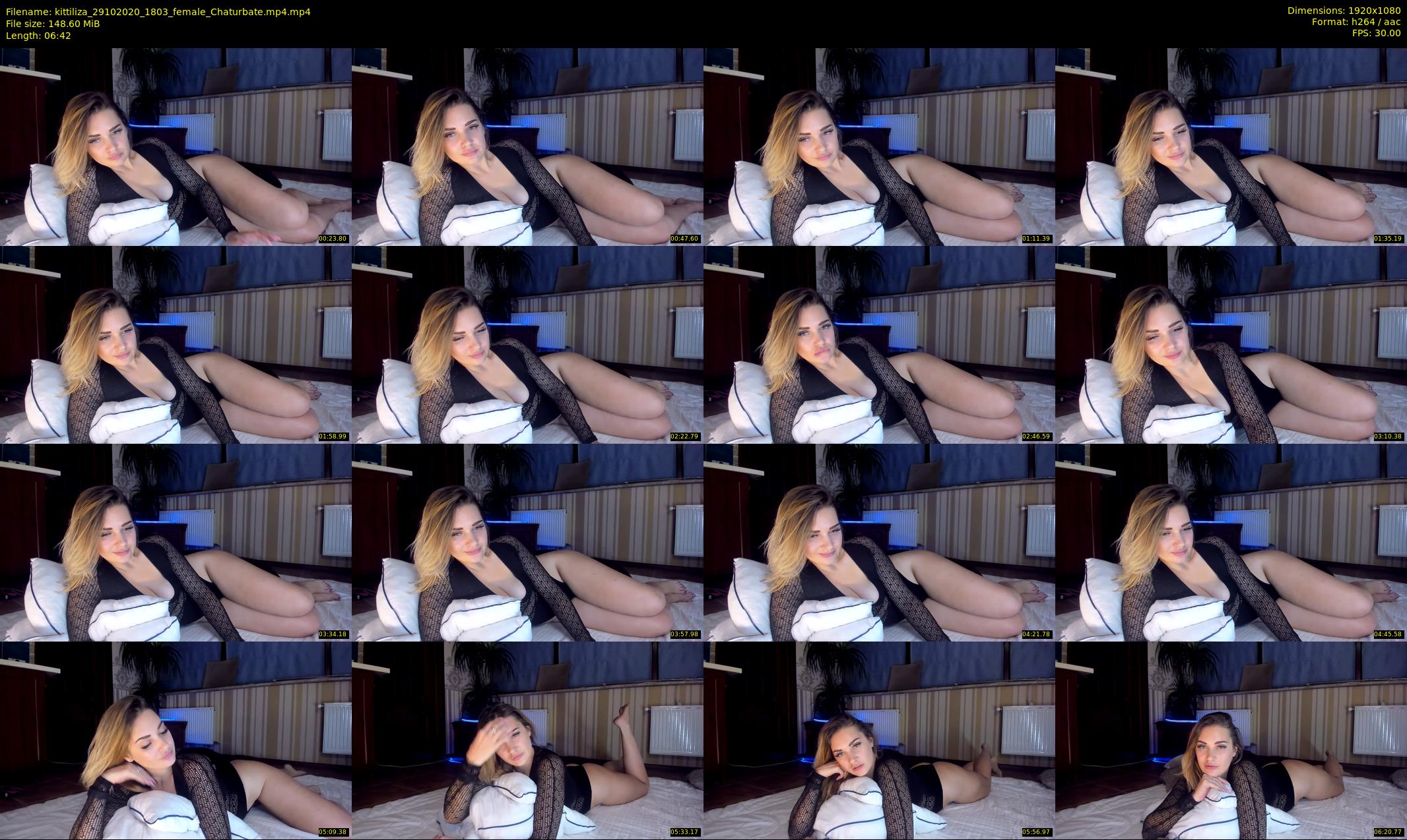 kittiliza — 7 minute Chaturbate female cam show recording, 1080p, Oct 29, 2020