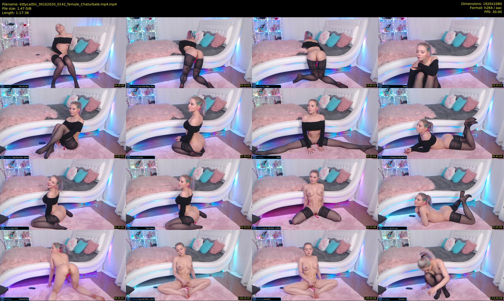 kittycaitlin — 78 minute Chaturbate female cam show recording, 1080p, Oct 30, 2020