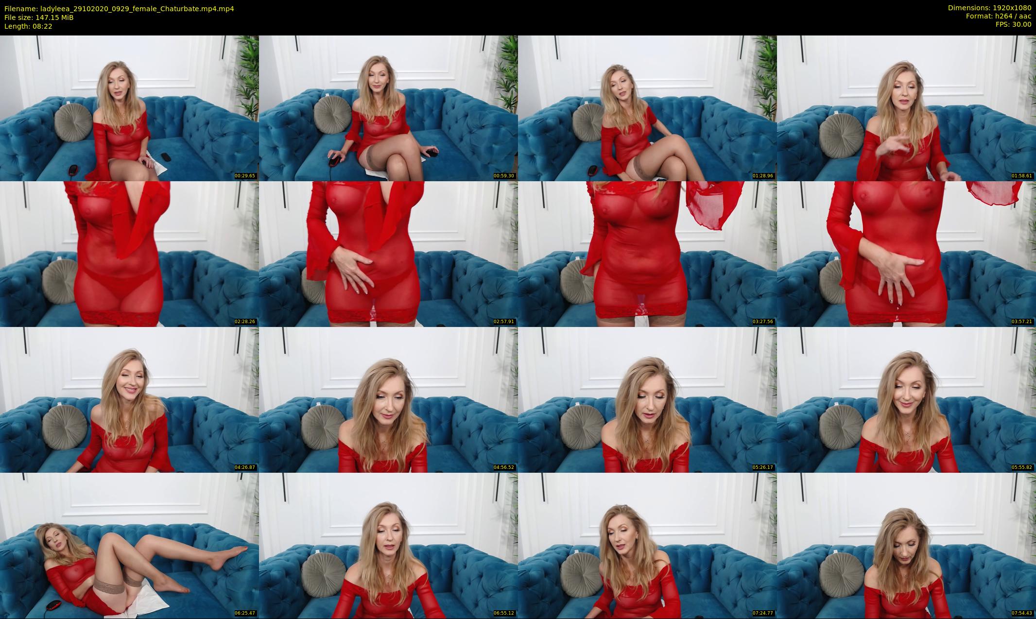 ladyleea — 9 minute Chaturbate female cam show recording, 1080p, Oct 29, 2020