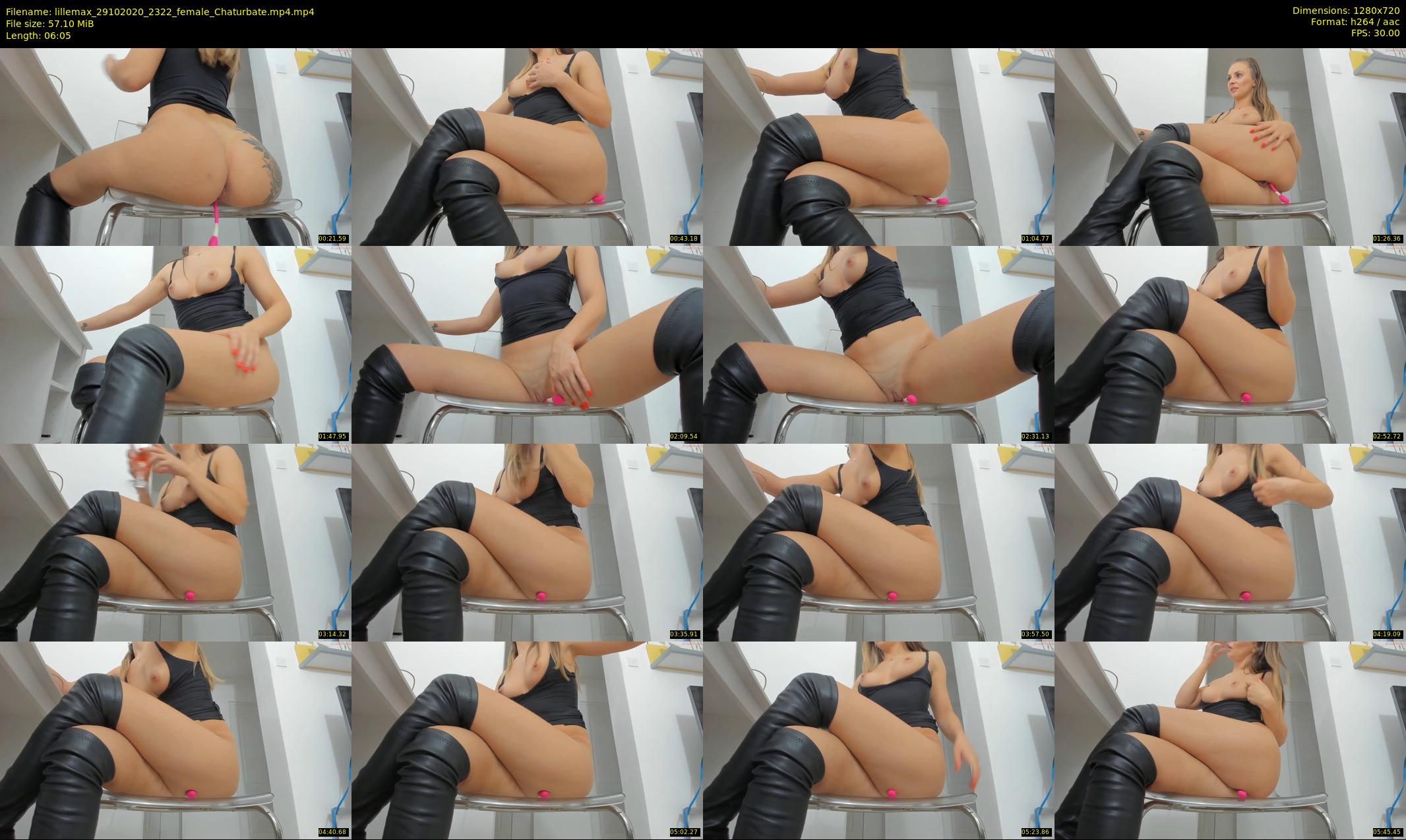 lillemax — 7 minute Chaturbate female cam show recording, 720p, Oct 29, 2020