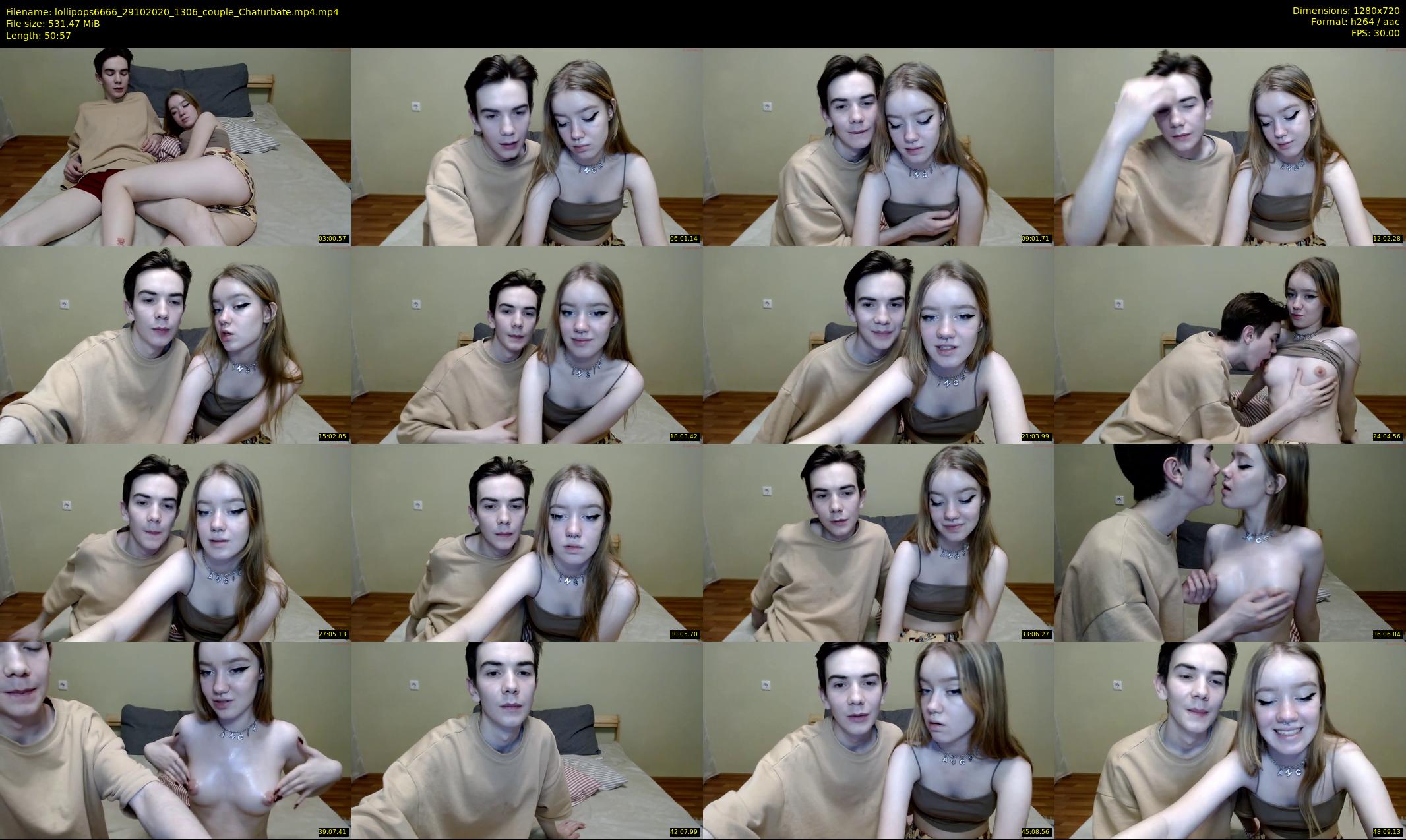 lollipops6666 — 51 minute Chaturbate couple cam show recording, 720p, Oct 29, 2020