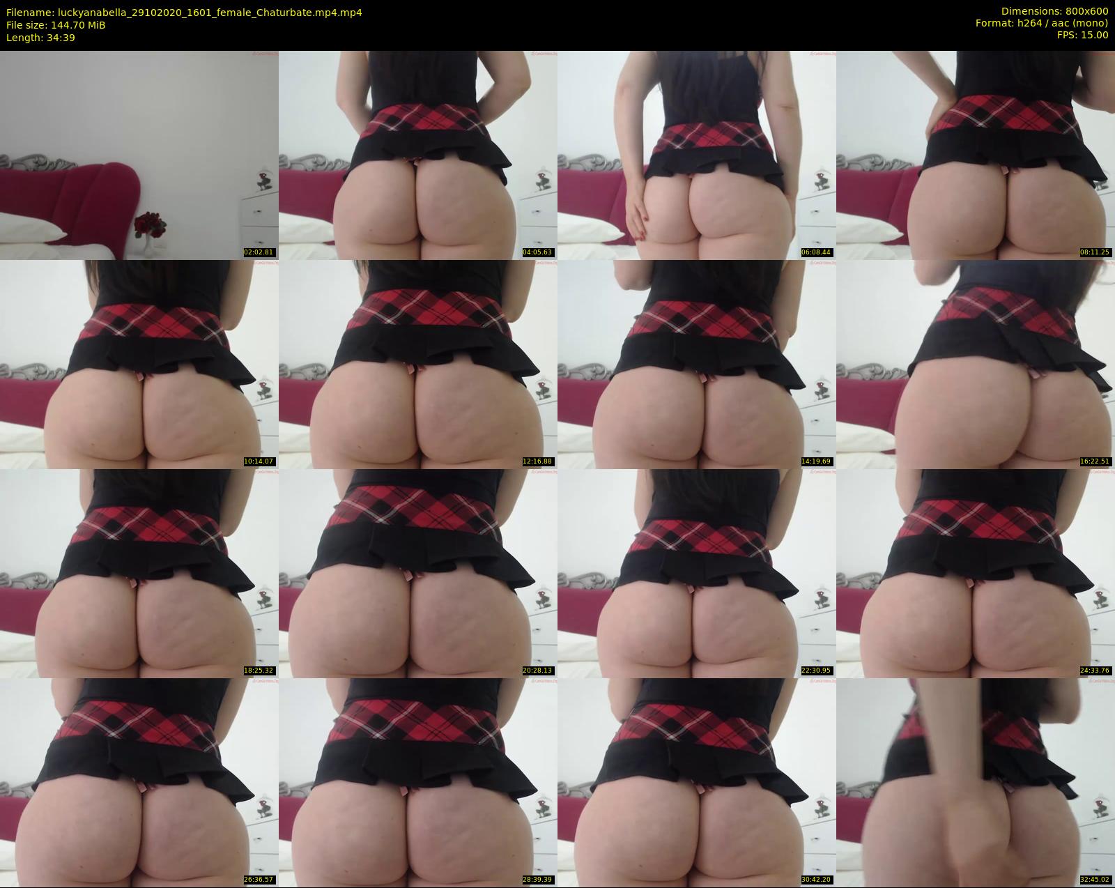 luckyanabella — 35 minute Chaturbate female cam show recording, 480p, Oct 29, 2020