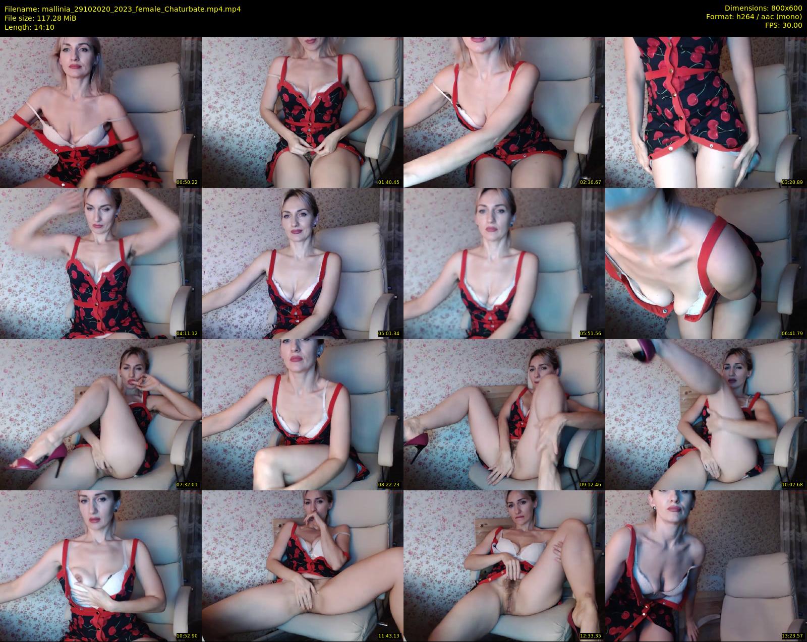mallinia — 15 minute Chaturbate female cam show recording, 480p, Oct 29, 2020