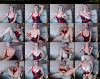 mallinia — 21 minute Chaturbate female cam show recording, 480p, Oct 29, 2020