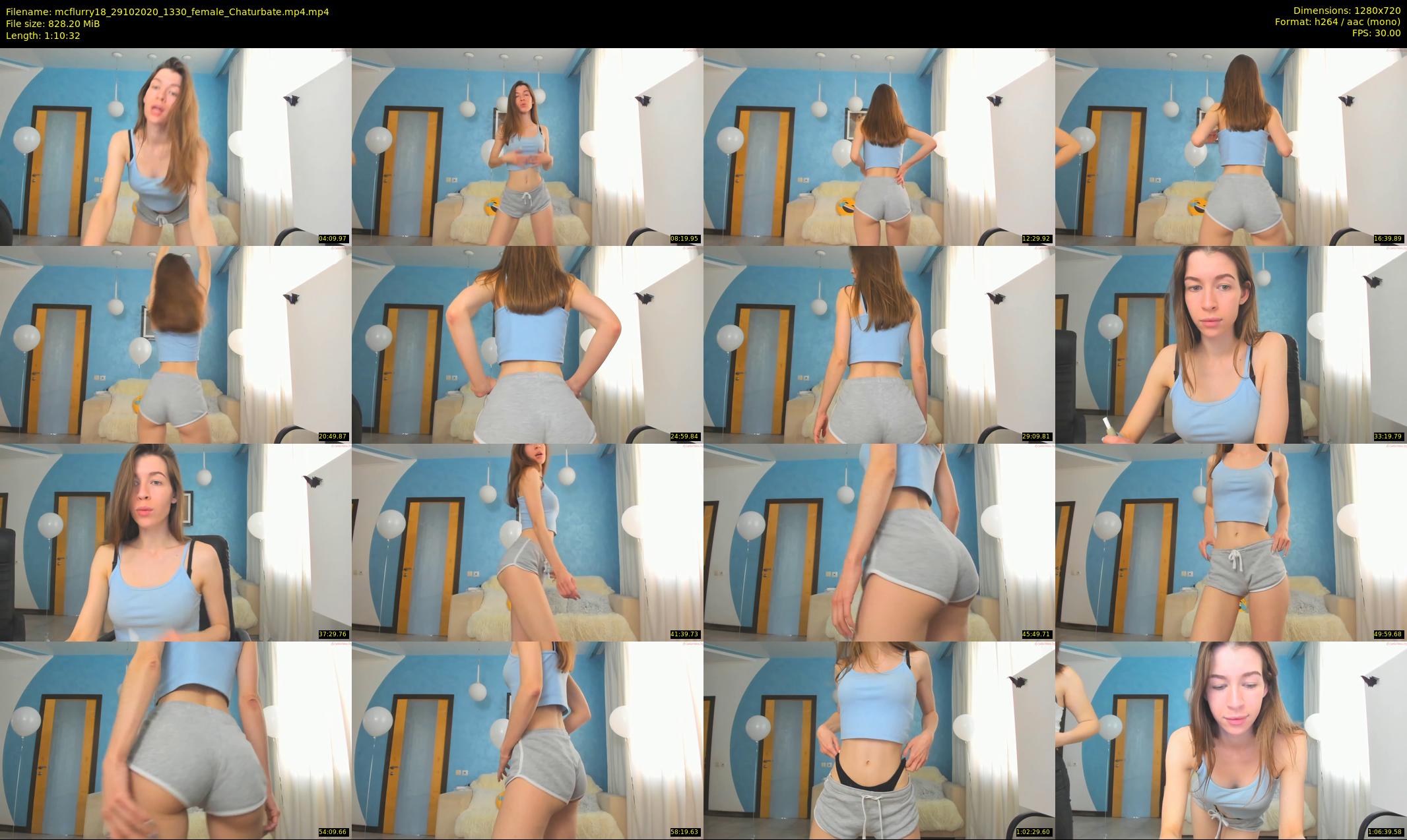 mcflurry18 — 71 minute Chaturbate female cam show recording, 720p, Oct 29, 2020