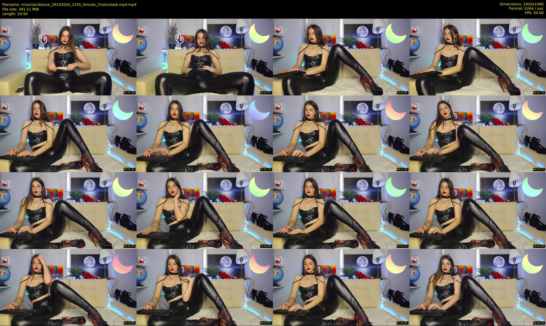 missclairdelune — 20 minute Chaturbate female cam show recording, 1080p, Oct 29, 2020