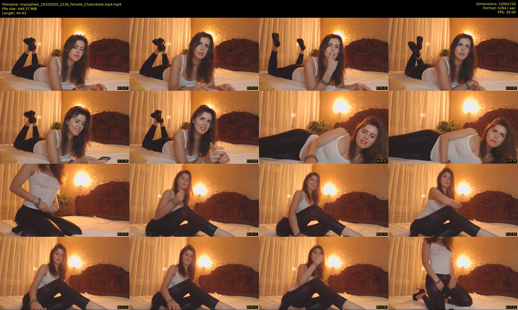 mysophiee — 45 minute Chaturbate female cam show recording, 720p, Oct 29, 2020