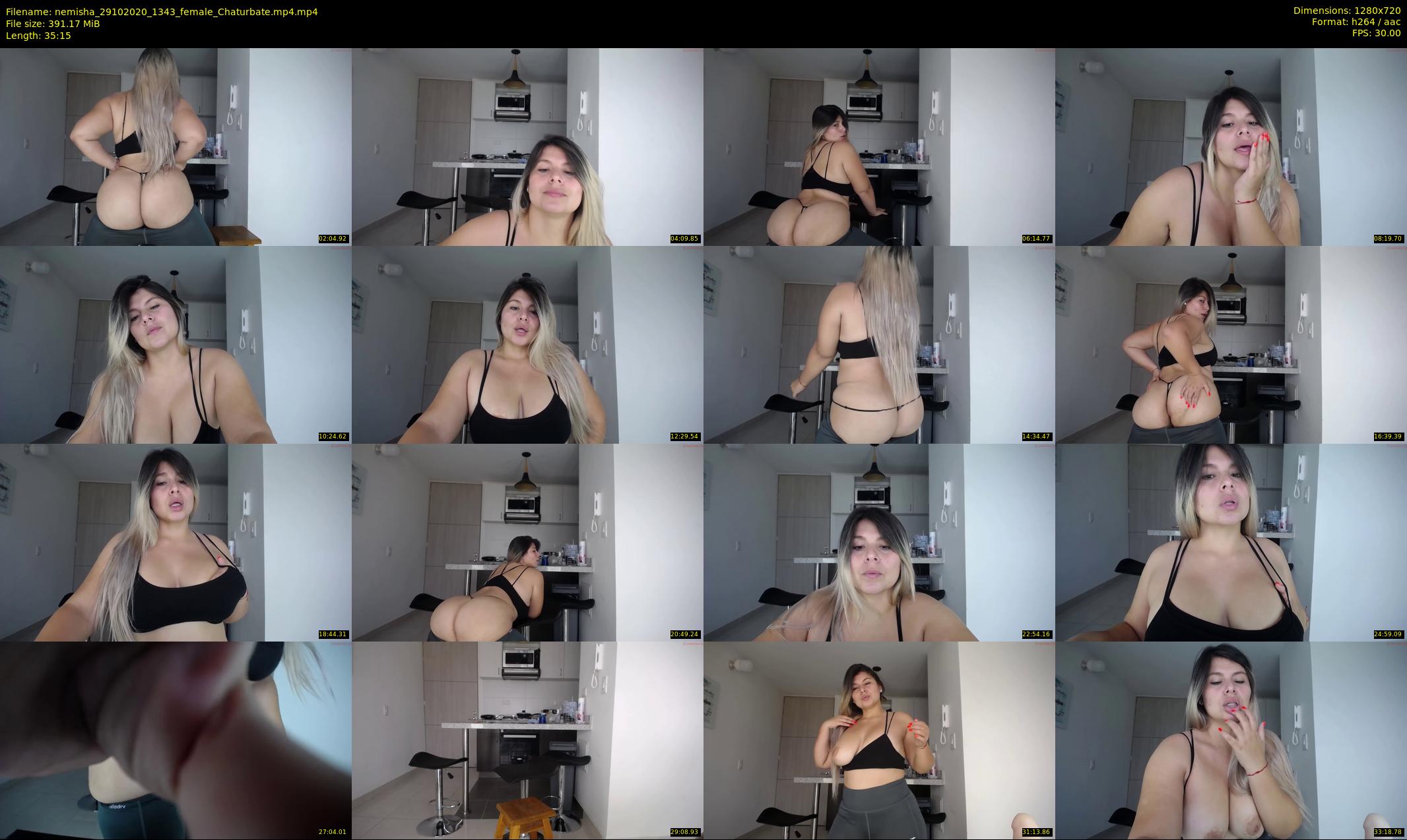 nemisha — 36 minute Chaturbate female cam show recording, 720p, Oct 29, 2020