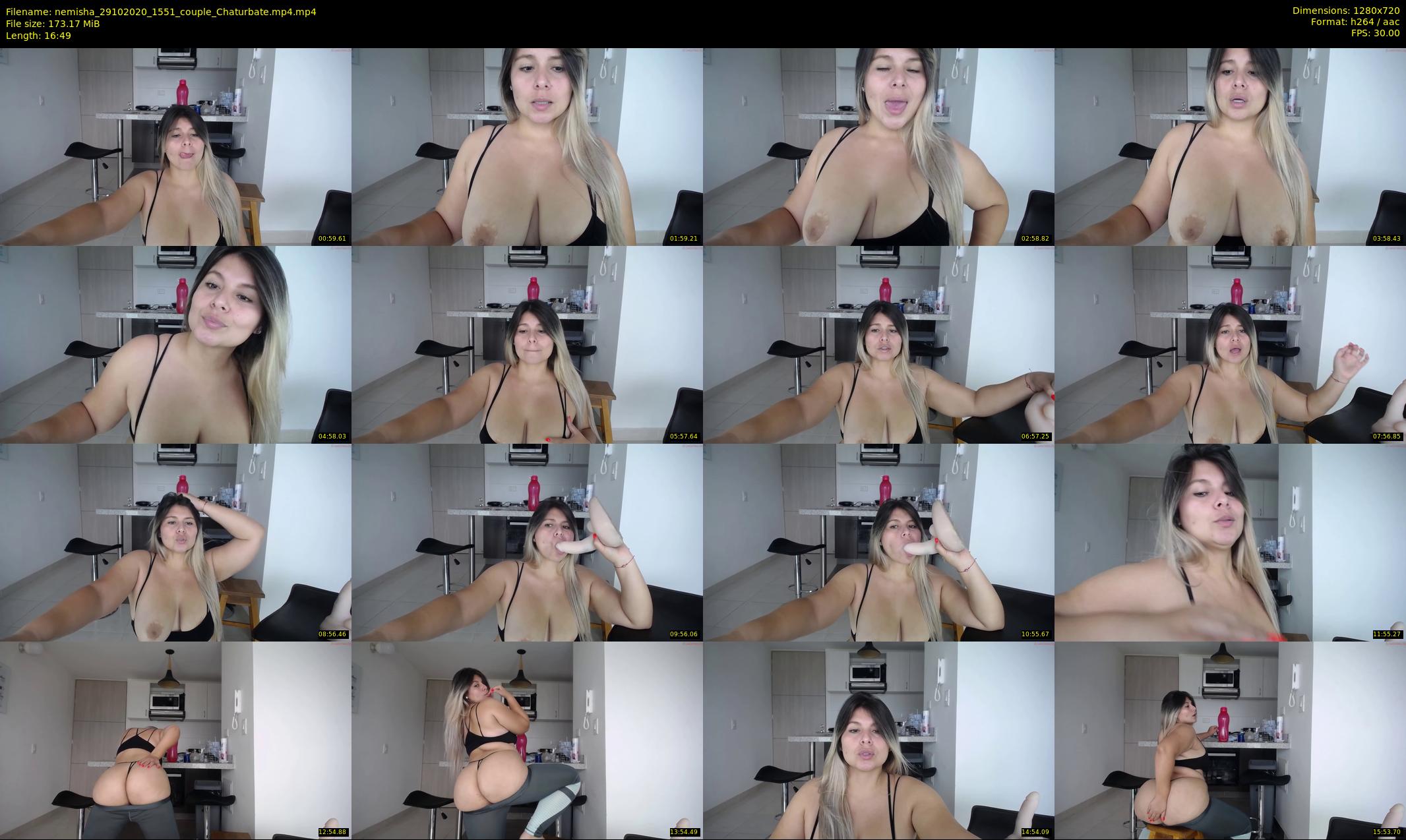 nemisha — 17 minute Chaturbate female cam show recording, 720p, Oct 29, 2020