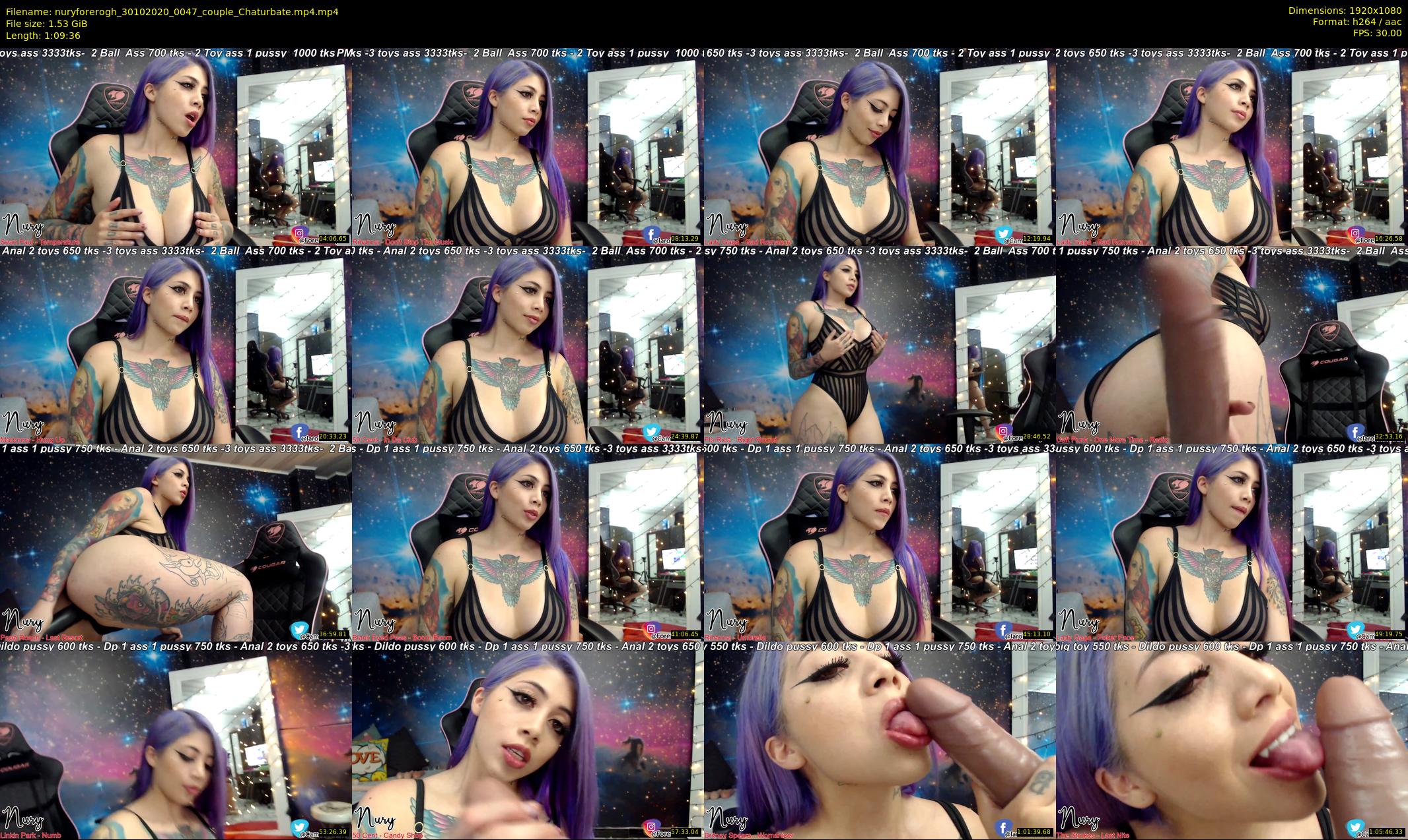 nuryforerogh — 70 minute Chaturbate female cam show recording, 1080p, Oct 30, 2020