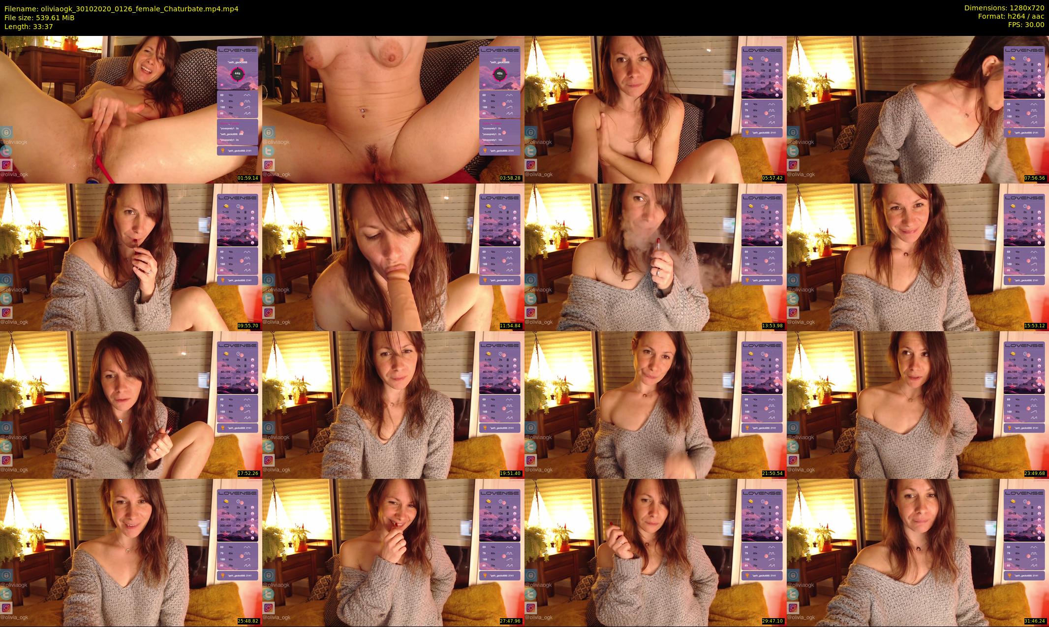 oliviaogk — 34 minute Chaturbate female cam show recording, 720p, Oct 30, 2020