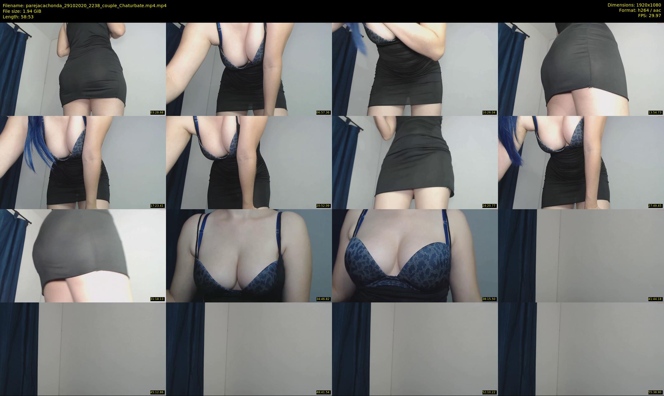 parejacachonda — 59 minute Chaturbate couple cam show recording, 1080p, Oct 29, 2020