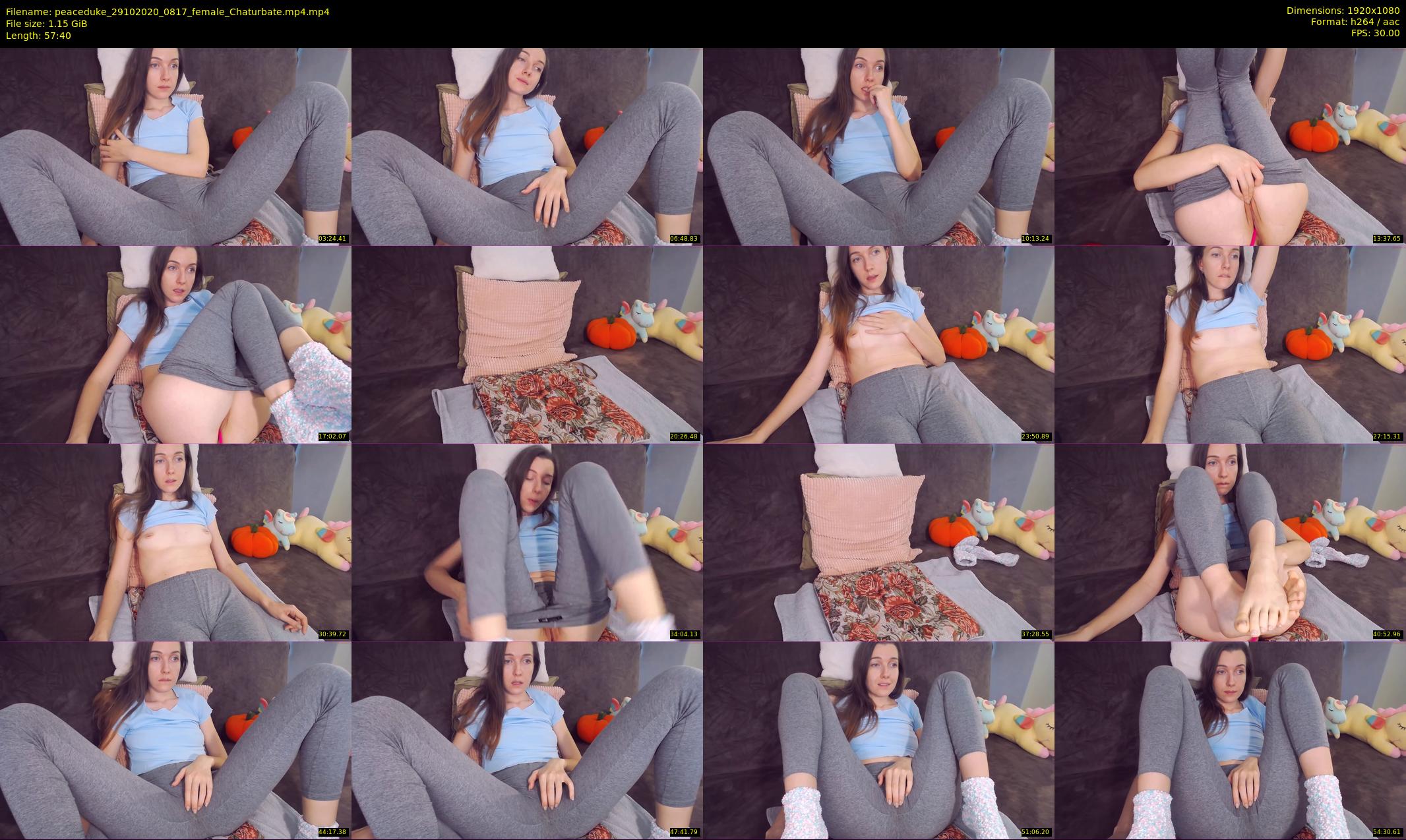 peaceduke — 58 minute Chaturbate female cam show recording, 1080p, Oct 29, 2020