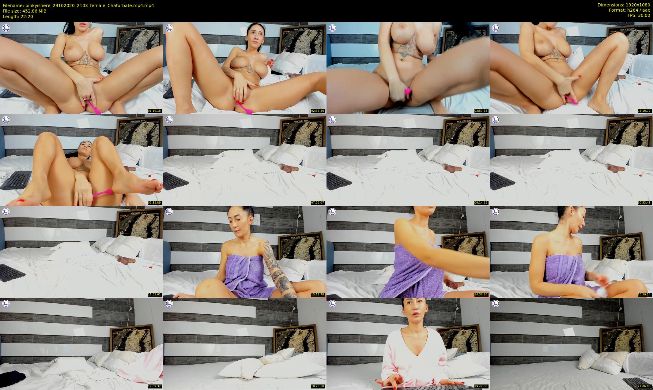 pinkyishere — 23 minute Chaturbate female cam show recording, 1080p, Oct 29, 2020