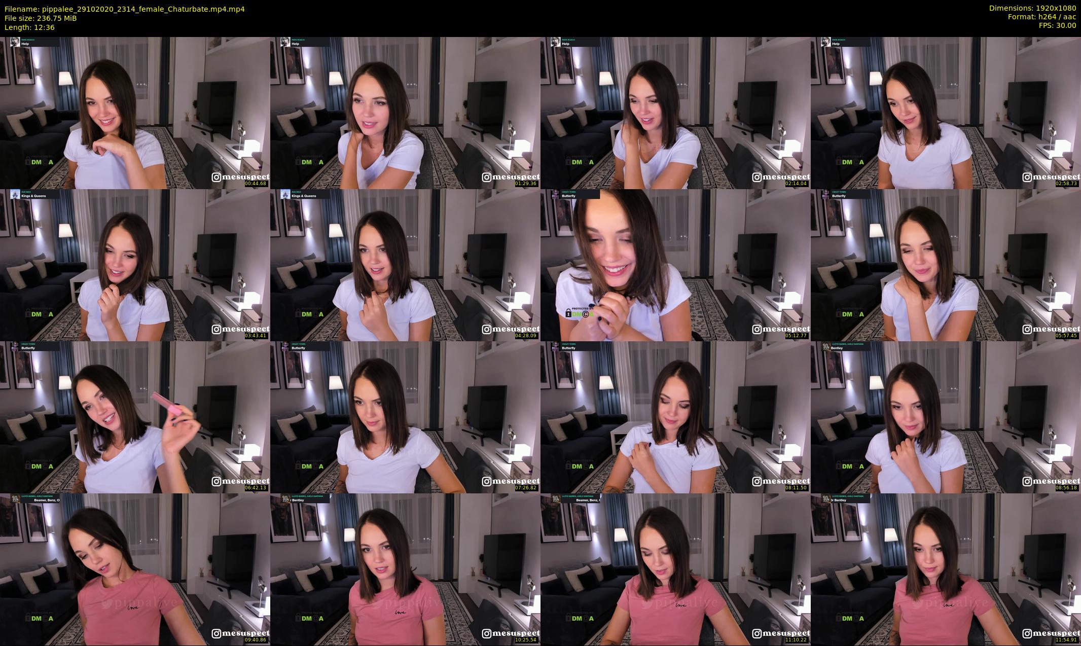 pippalee — 13 minute Chaturbate female cam show recording, 1080p, Oct 29, 2020