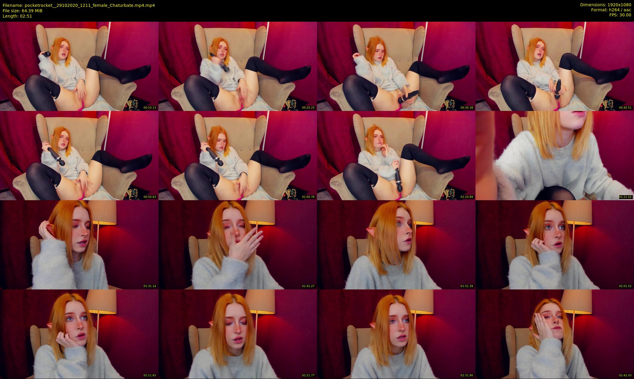 pocketrocket_ — 3 minute Chaturbate female cam show recording, 1080p, Oct 29, 2020