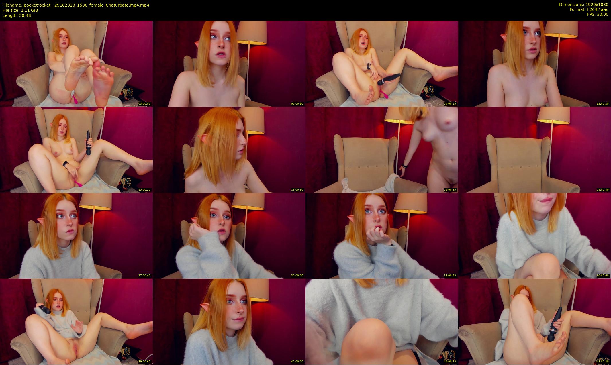 pocketrocket_ — 51 minute Chaturbate female cam show recording, 1080p, Oct 29, 2020