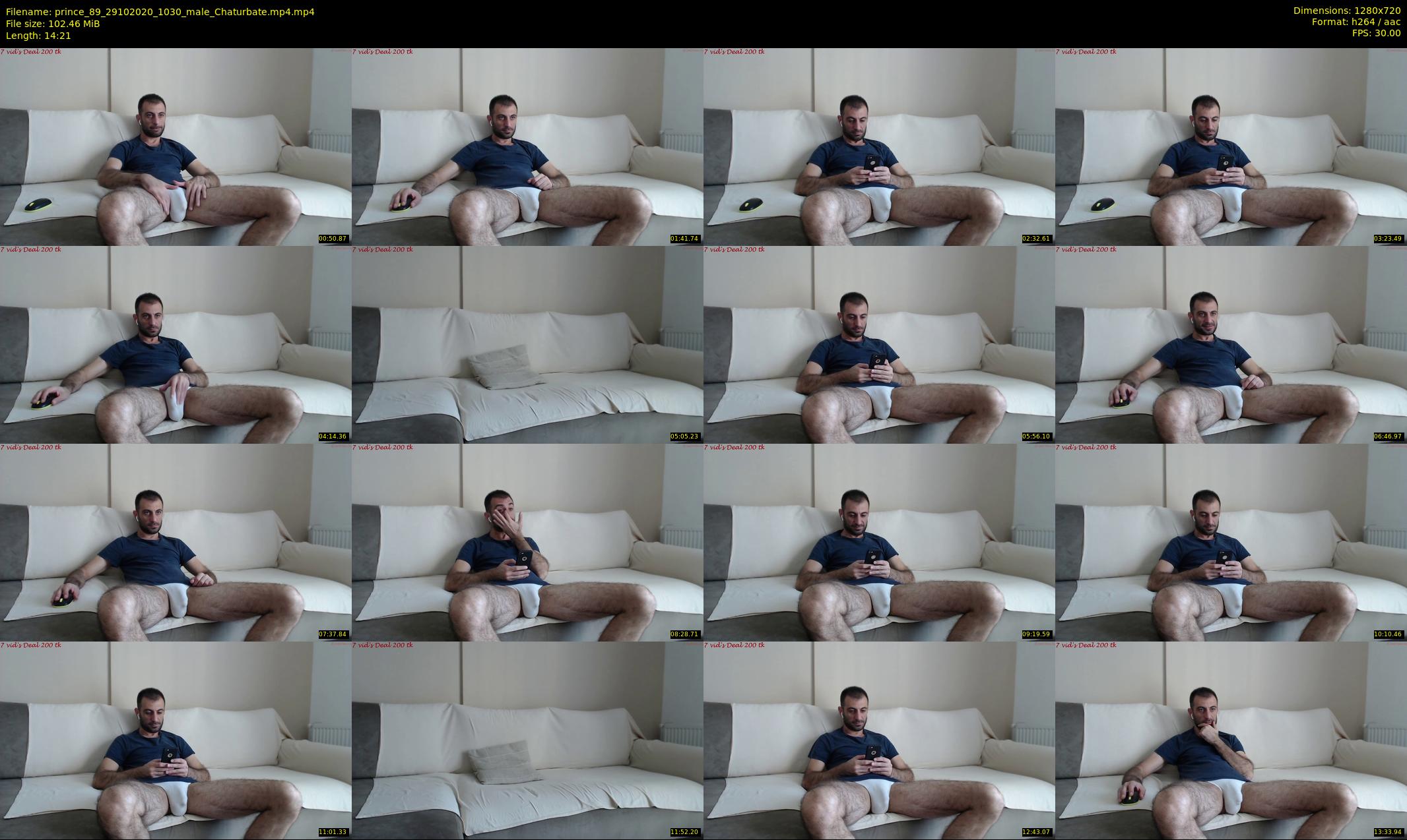 prince_89 — 15 minute Chaturbate male cam show recording, 720p, Oct 29, 2020