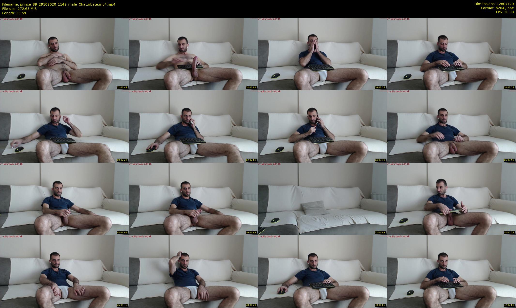 prince_89 — 34 minute Chaturbate male cam show recording, 720p, Oct 29, 2020