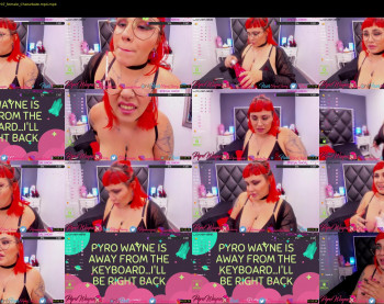 pyrowayne — 59 minute Chaturbate female cam show recording, 720p, Oct 30, 2020