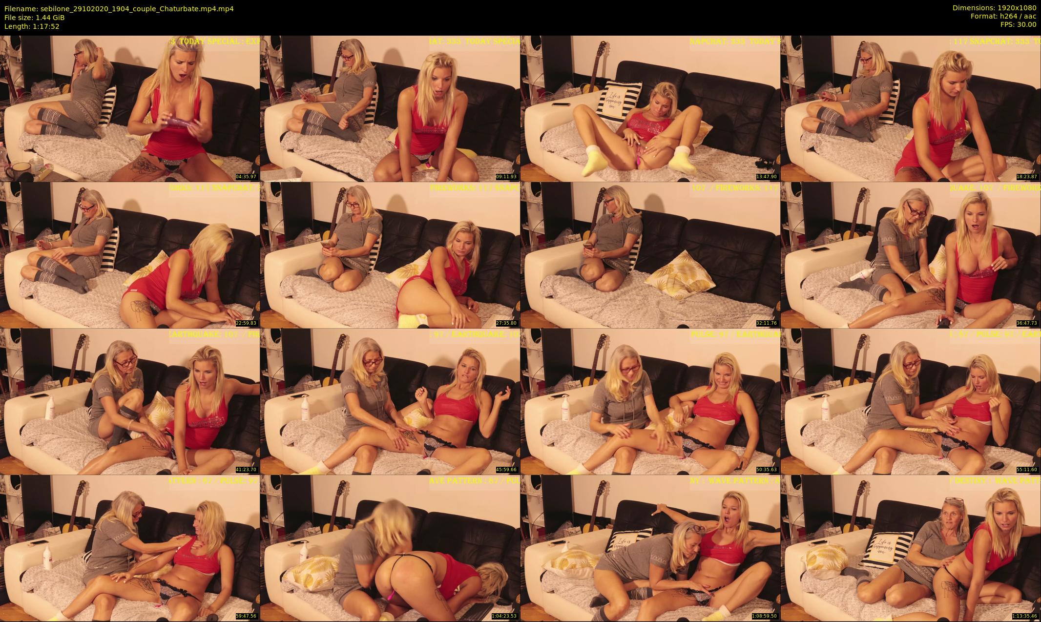 sebilone — 78 minute Chaturbate couple cam show recording, 1080p, Oct 29, 2020