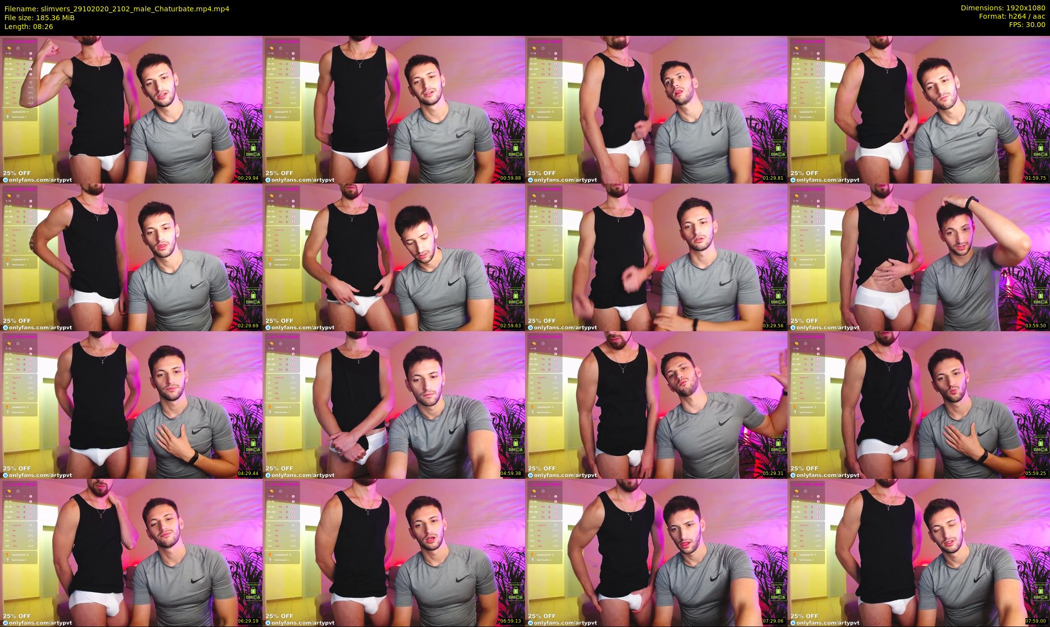 slimvers — 9 minute Chaturbate male cam show recording, 1080p, Oct 29, 2020
