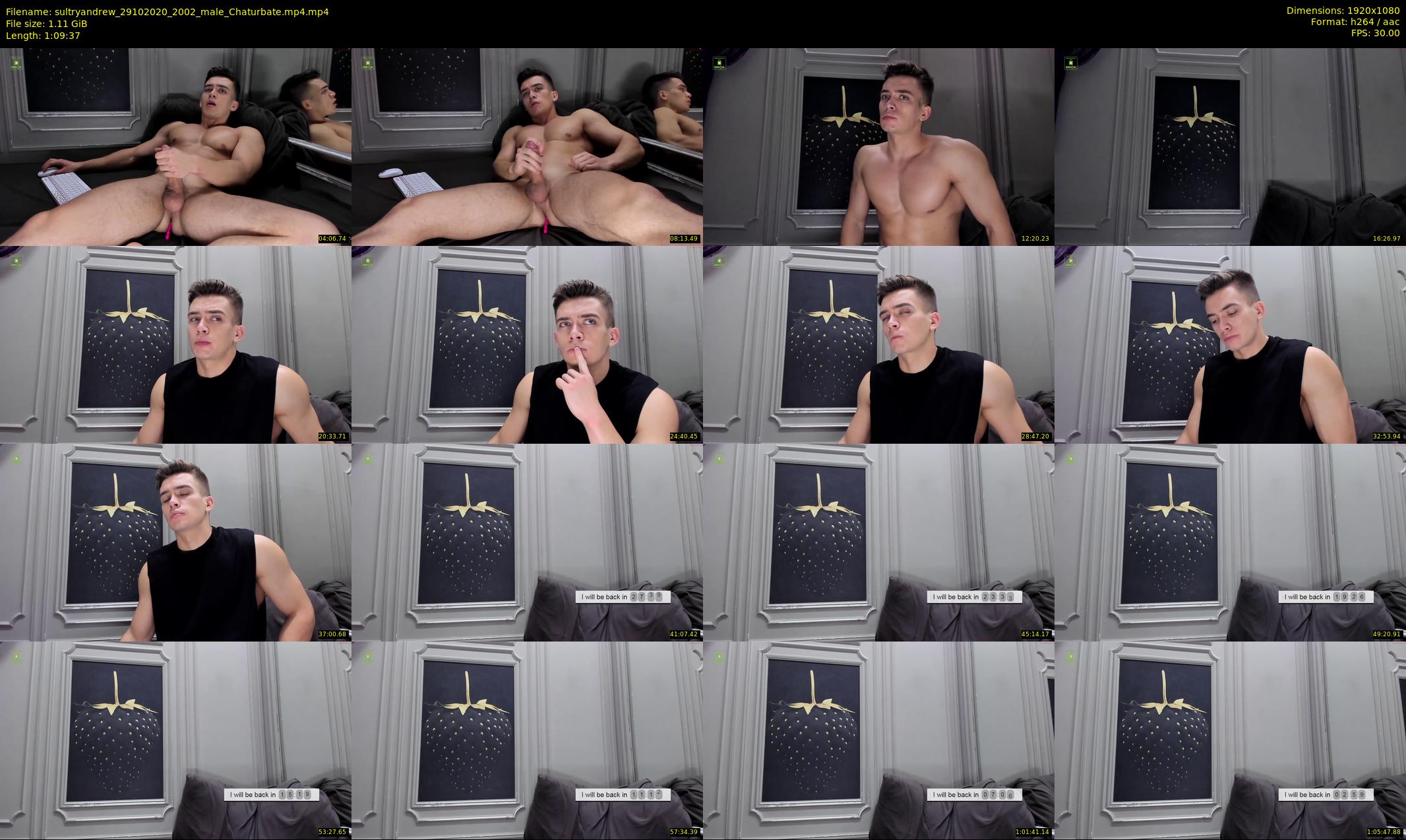 sultryandrew — 70 minute Chaturbate male cam show recording, 1080p, Oct 29, 2020