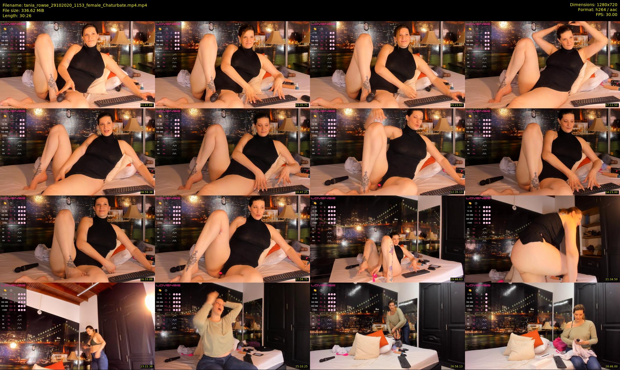 tania_rowse — 31 minute Chaturbate female cam show recording, 720p, Oct 29, 2020