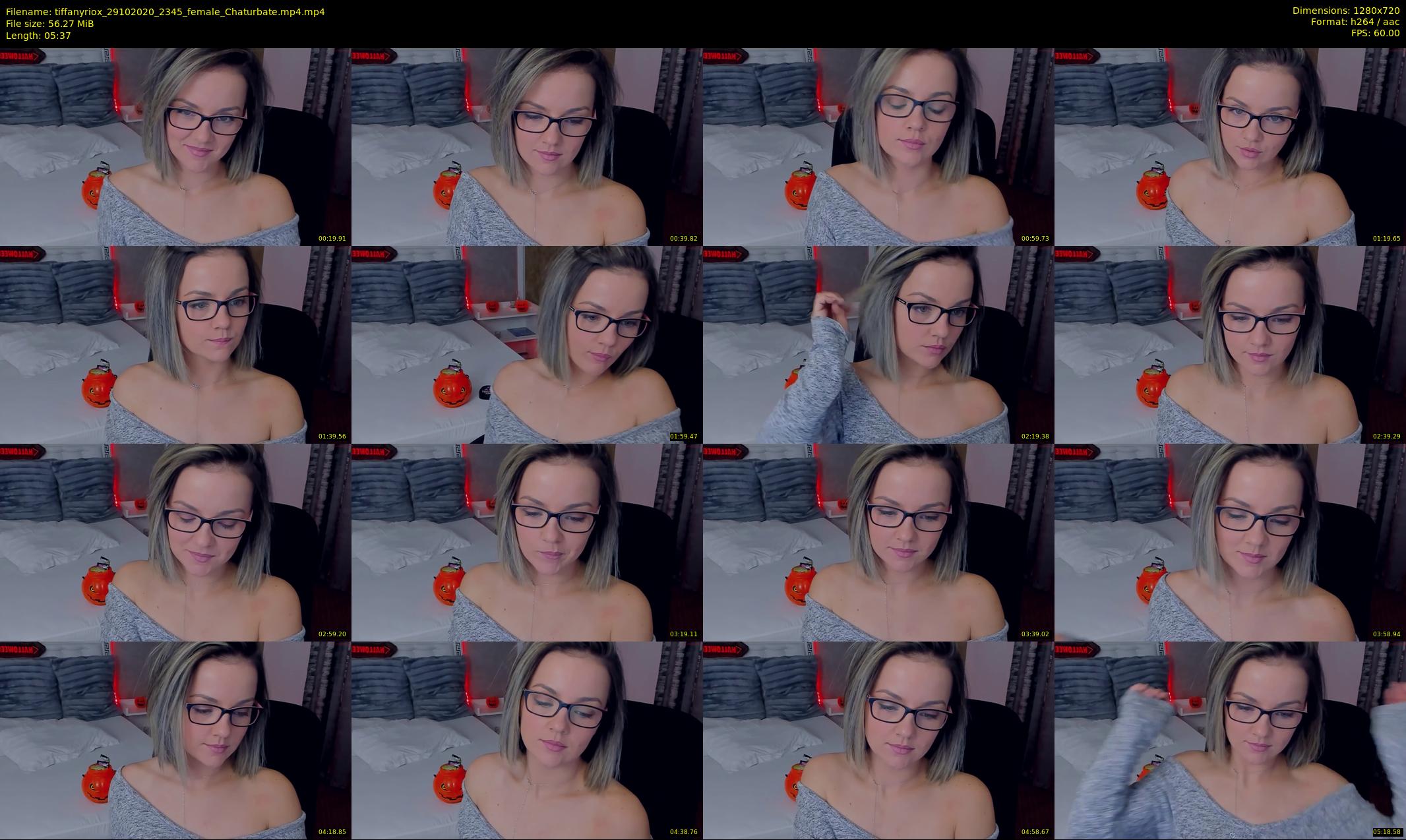 tiffanyriox — 6 minute Chaturbate female cam show recording, 720p, Oct 29, 2020