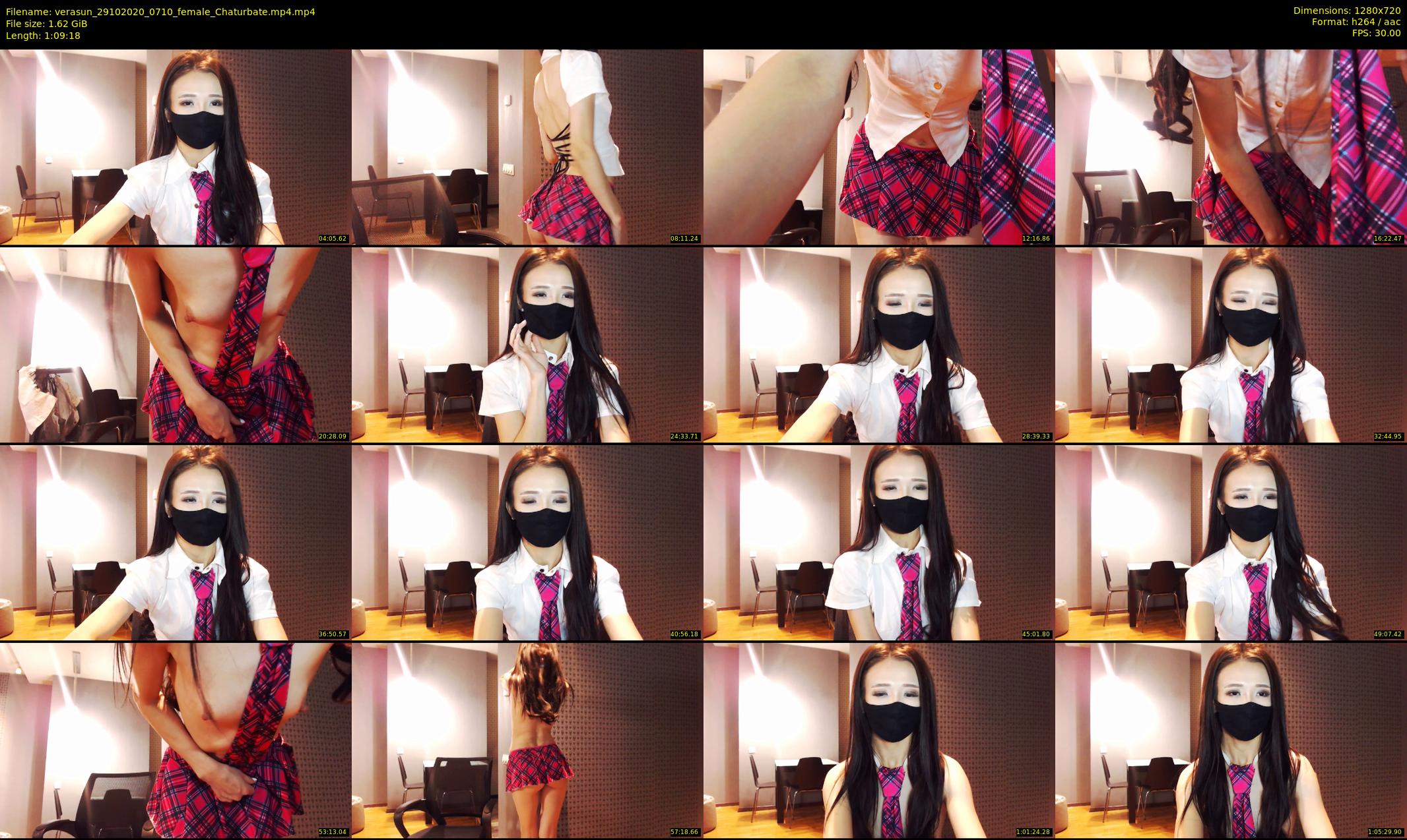 verasun — 70 minute Chaturbate female cam show recording, 720p, Oct 29, 2020