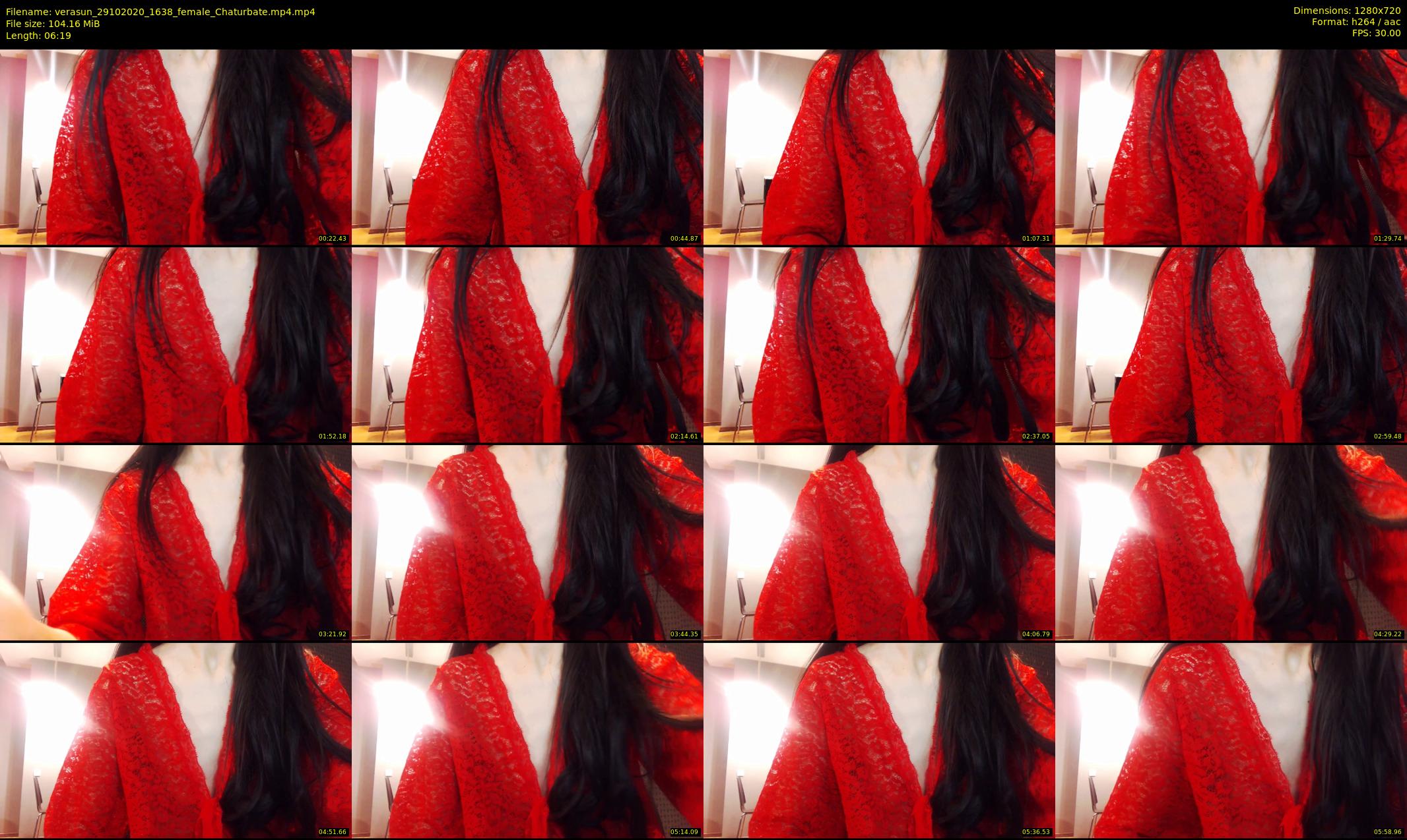 verasun — 7 minute Chaturbate female cam show recording, 720p, Oct 29, 2020