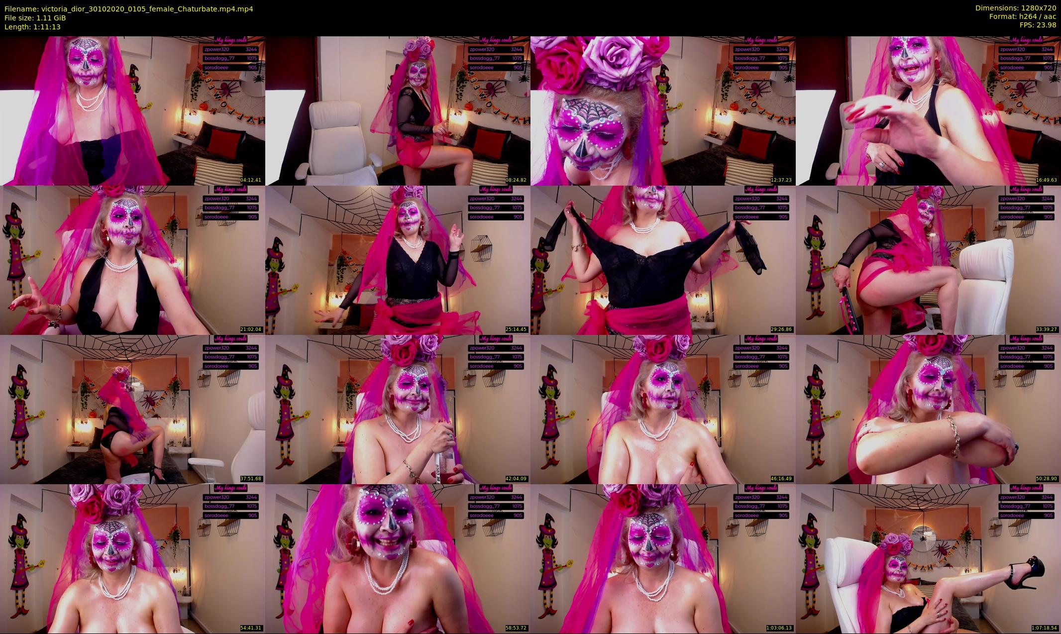 victoria_dior — 72 minute Chaturbate female cam show recording, 720p, Oct 30, 2020