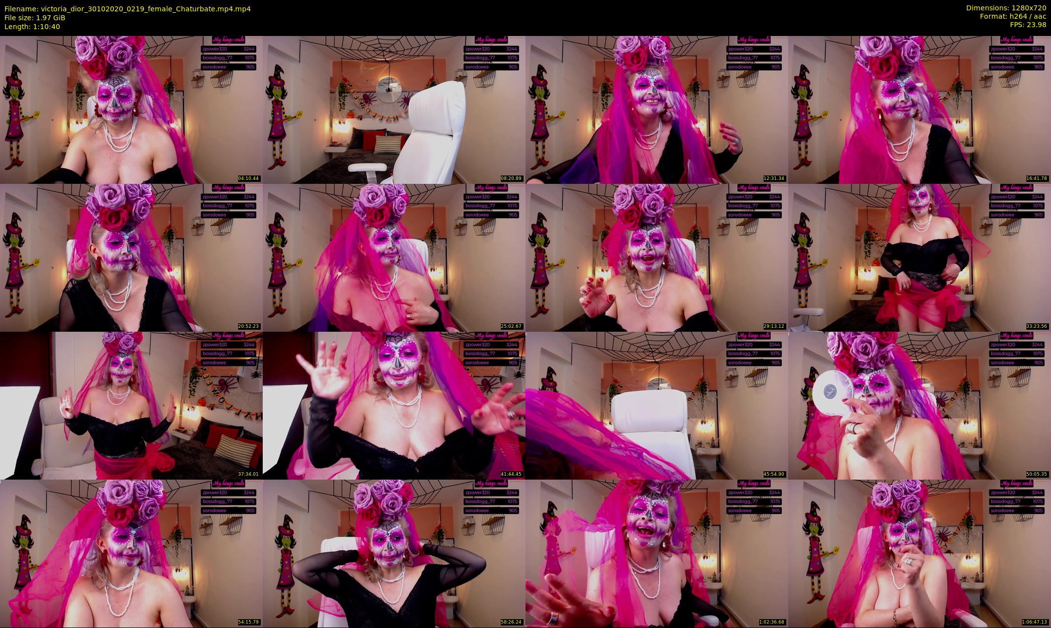 victoria_dior — 71 minute Chaturbate female cam show recording, 720p, Oct 30, 2020
