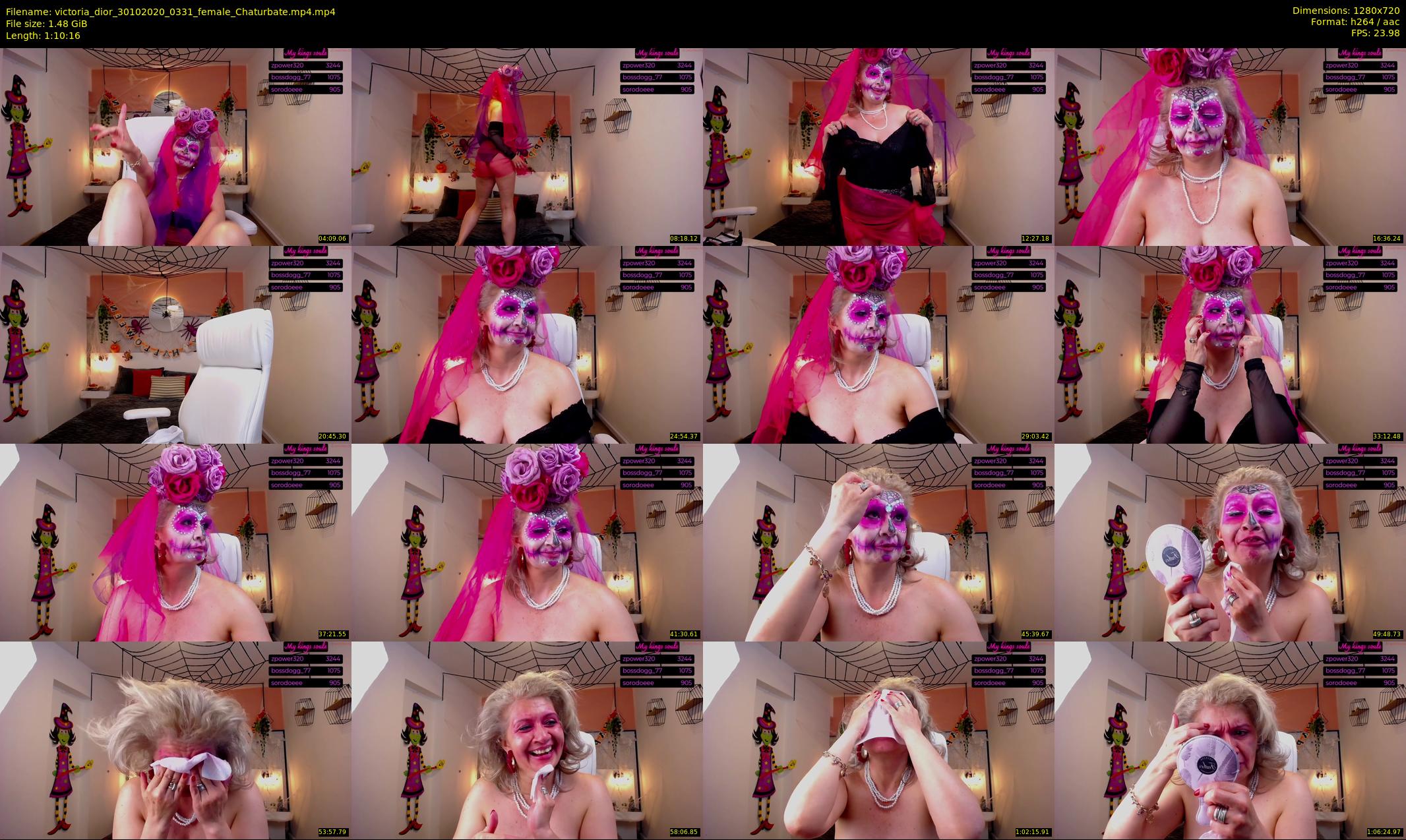 victoria_dior — 71 minute Chaturbate female cam show recording, 720p, Oct 30, 2020