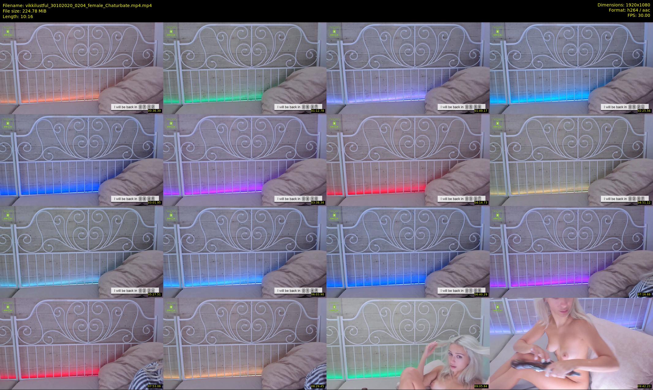 vikkilustful — 11 minute Chaturbate female cam show recording, 1080p, Oct 30, 2020