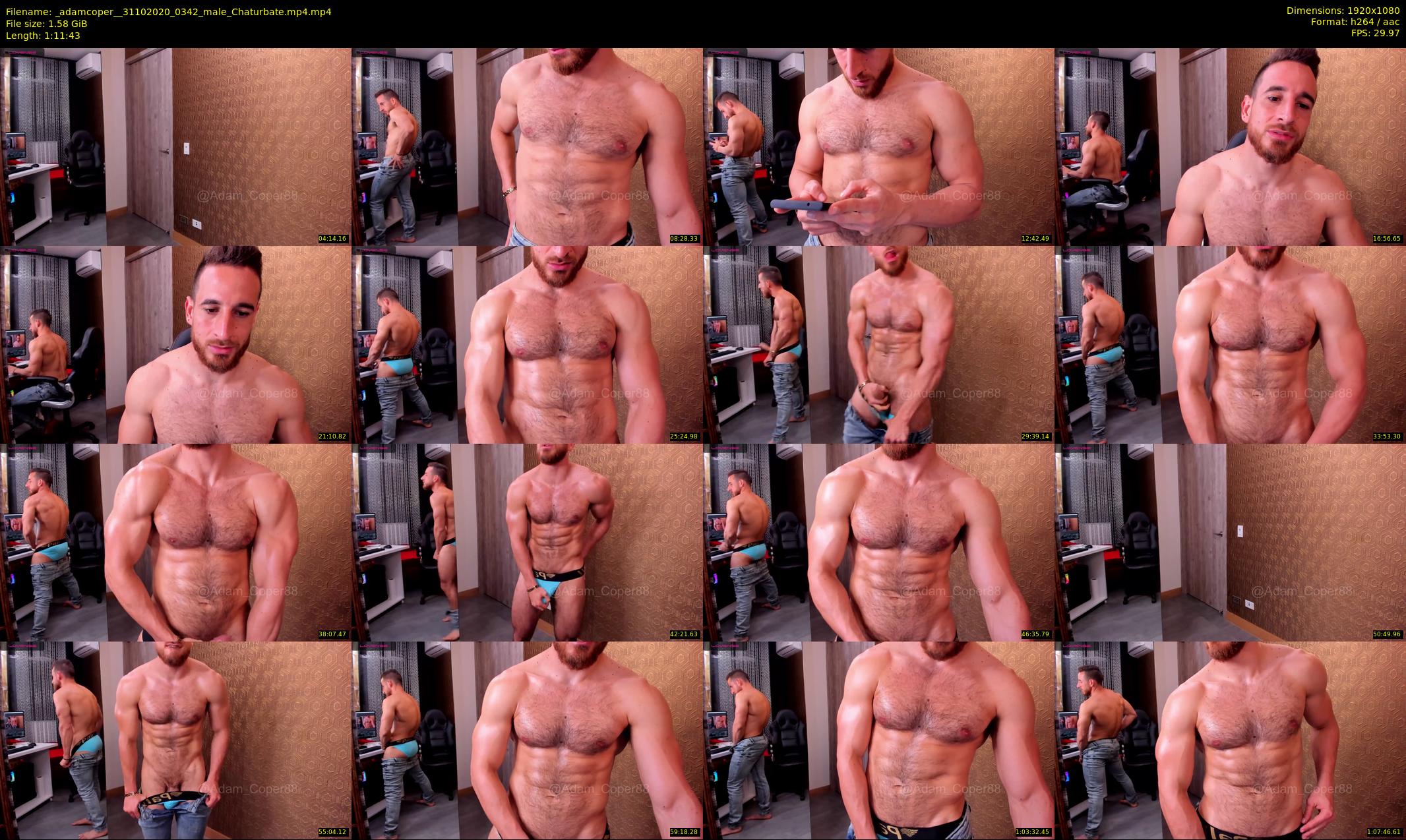 _adamcoper_ — 72 minute Chaturbate male cam show recording, 1080p, Oct 31, 2020