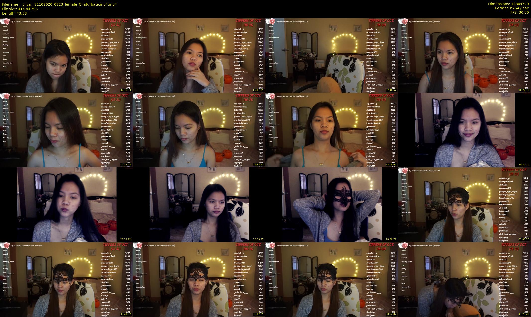 _pilya_ — 44 minute Chaturbate female cam show recording, 720p, Oct 31, 2020