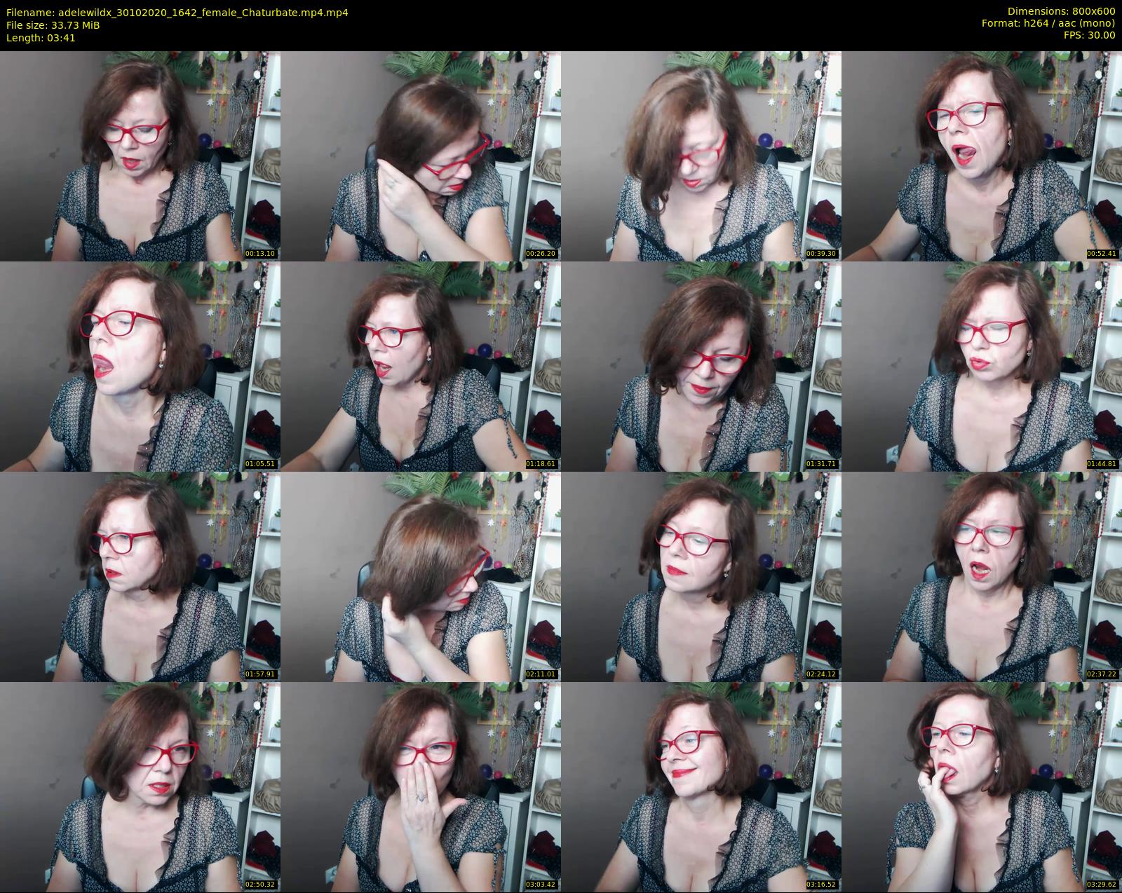 adelewildx — 4 minute Chaturbate female cam show recording, 480p, Oct 30, 2020