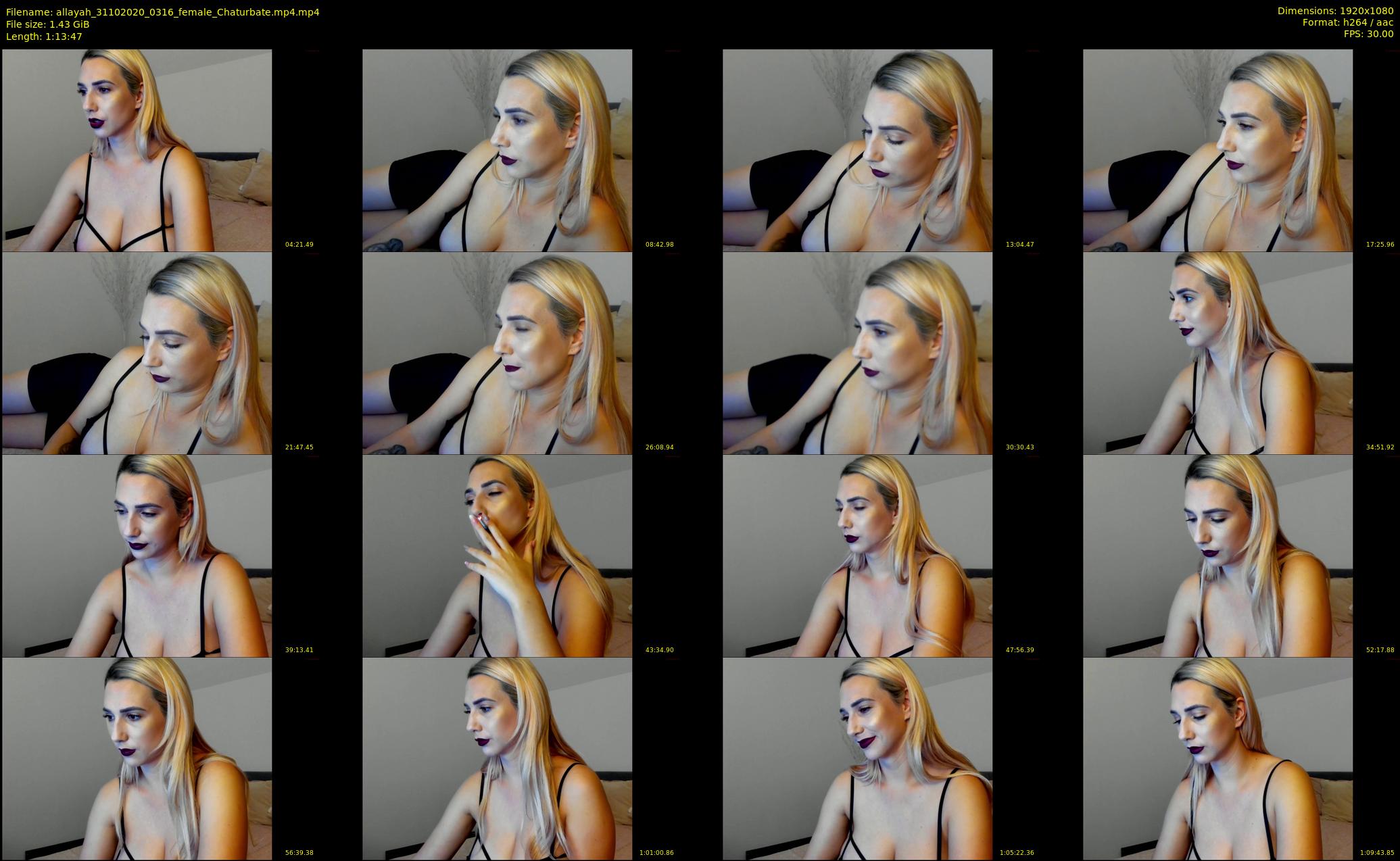 allayah — 74 minute Chaturbate female cam show recording, 1080p, Oct 31, 2020