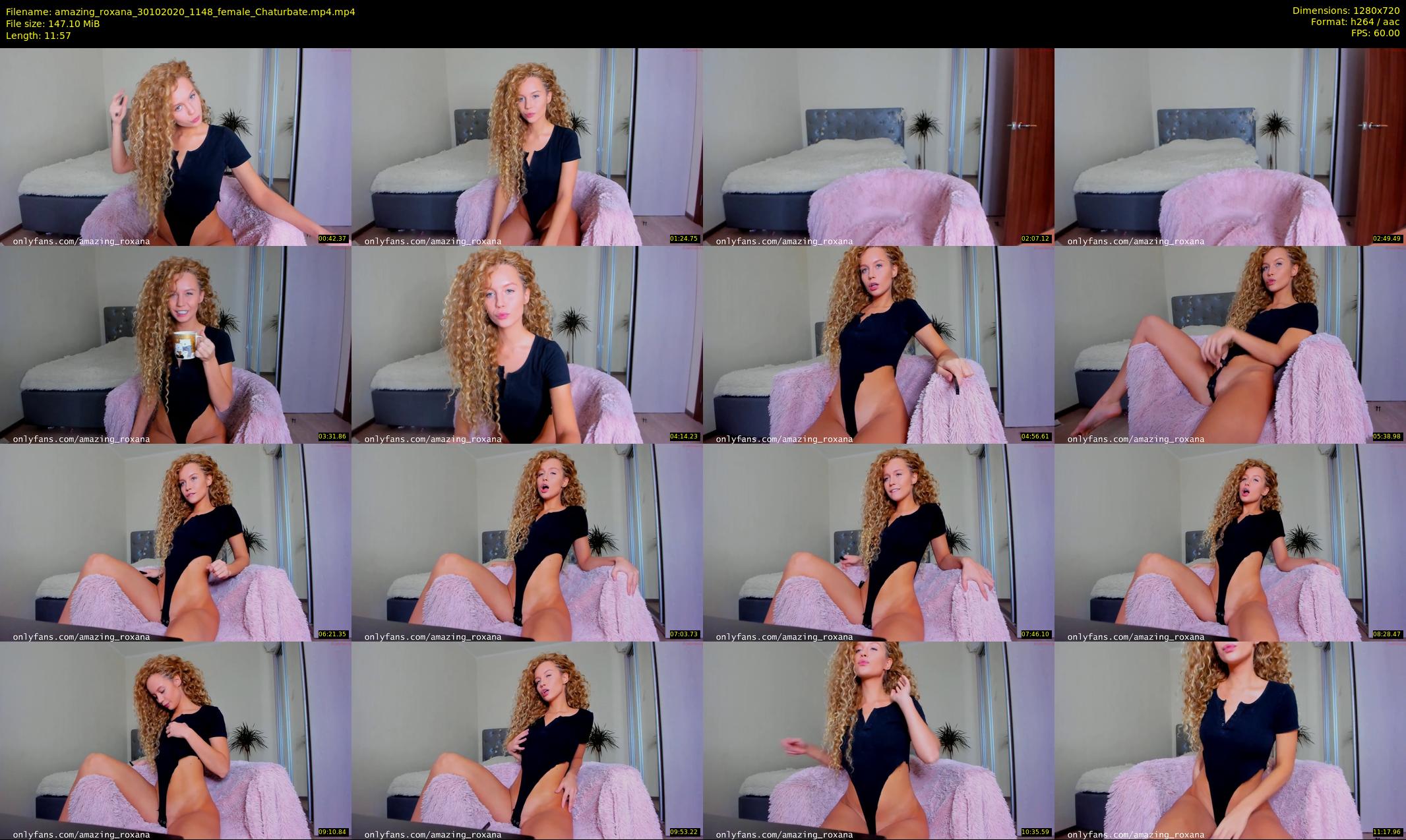 amazing_roxana — 12 minute Chaturbate female cam show recording, 720p, Oct 30, 2020