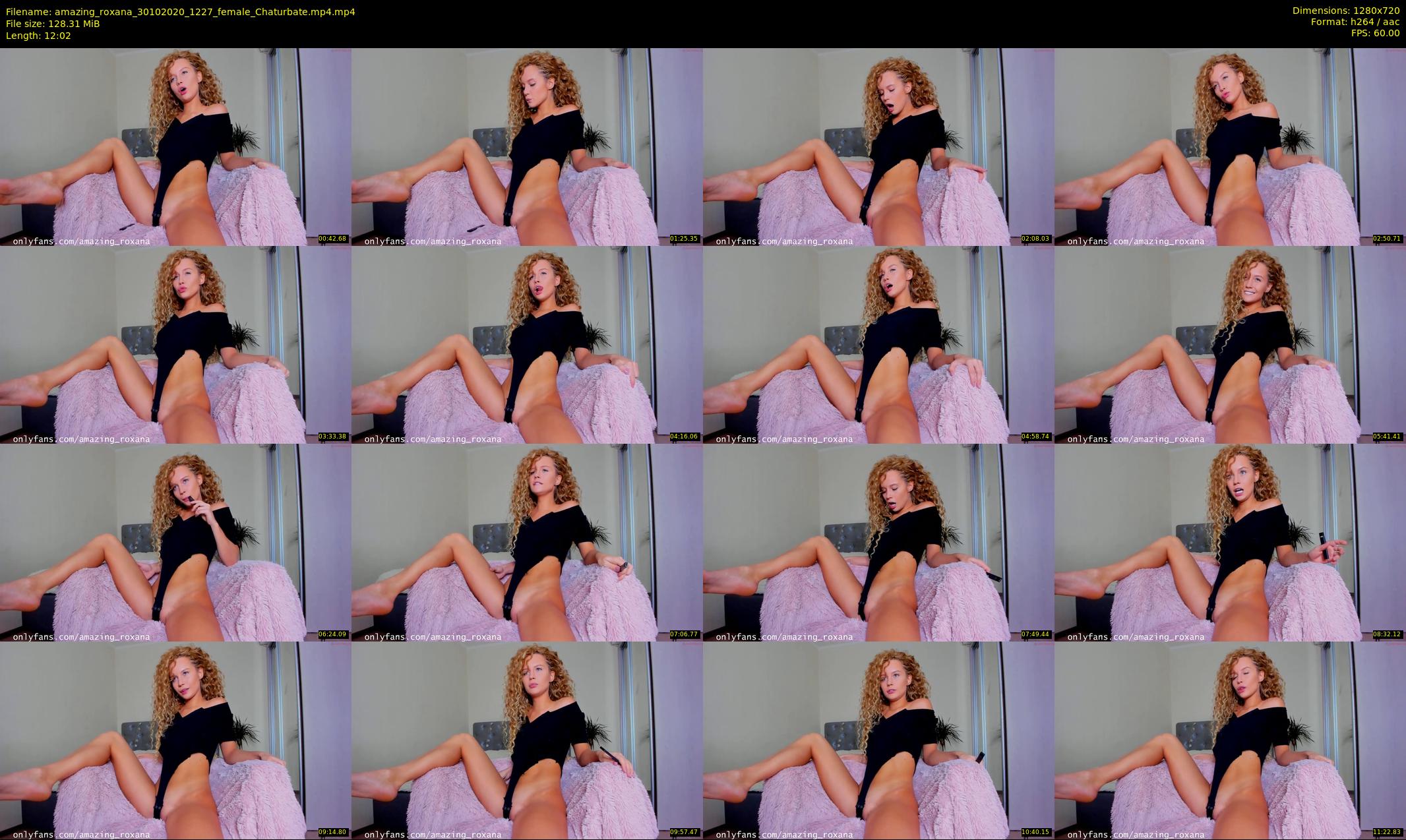 amazing_roxana — 13 minute Chaturbate female cam show recording, 720p, Oct 30, 2020