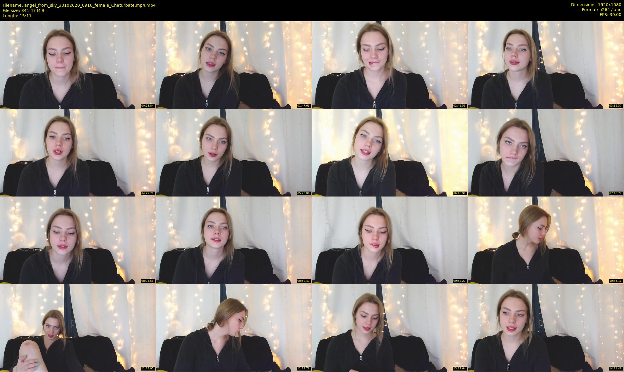 angel_from_sky — 16 minute Chaturbate female cam show recording, 1080p, Oct 30, 2020