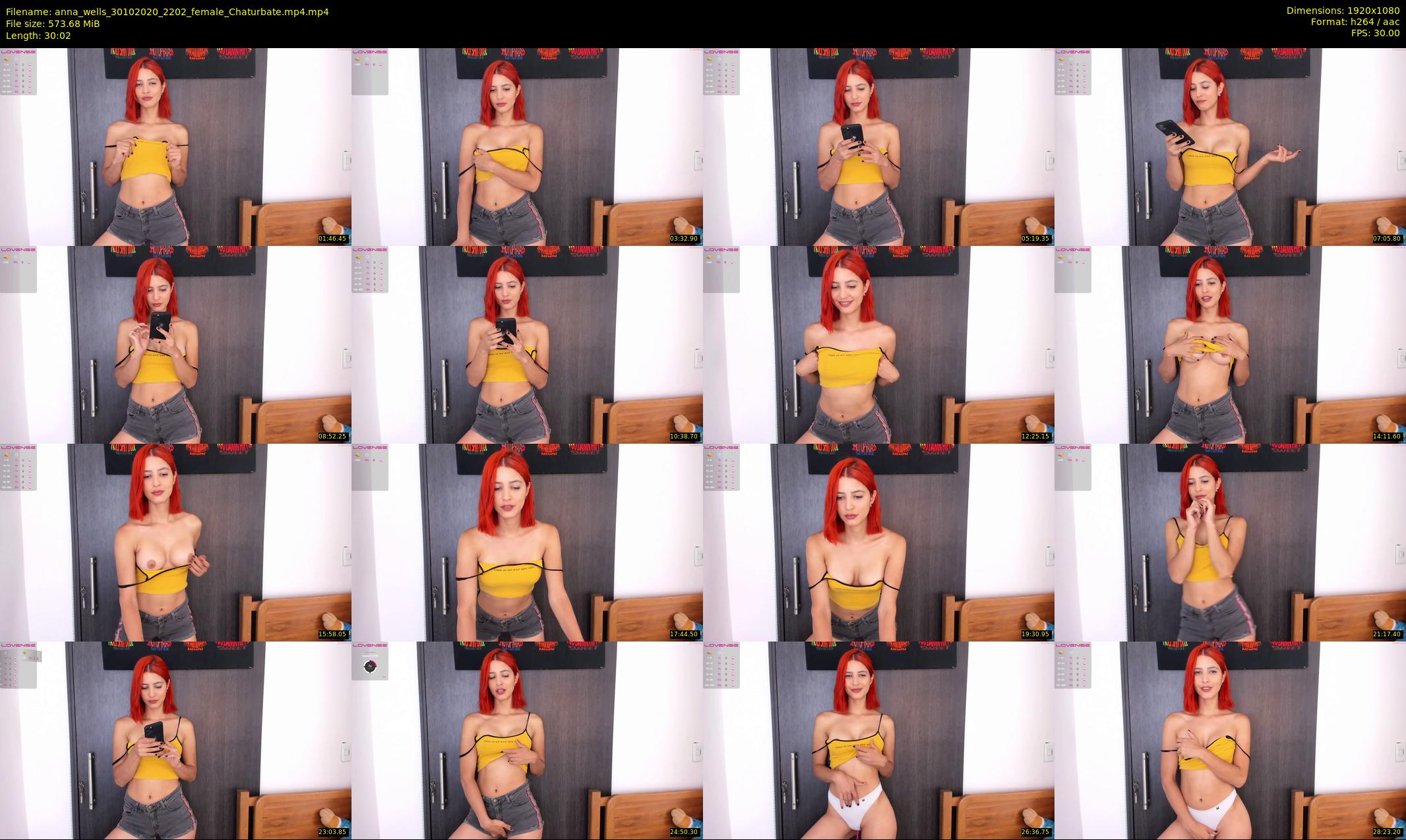 anna_wells — 31 minute Chaturbate female cam show recording, 1080p, Oct 30, 2020