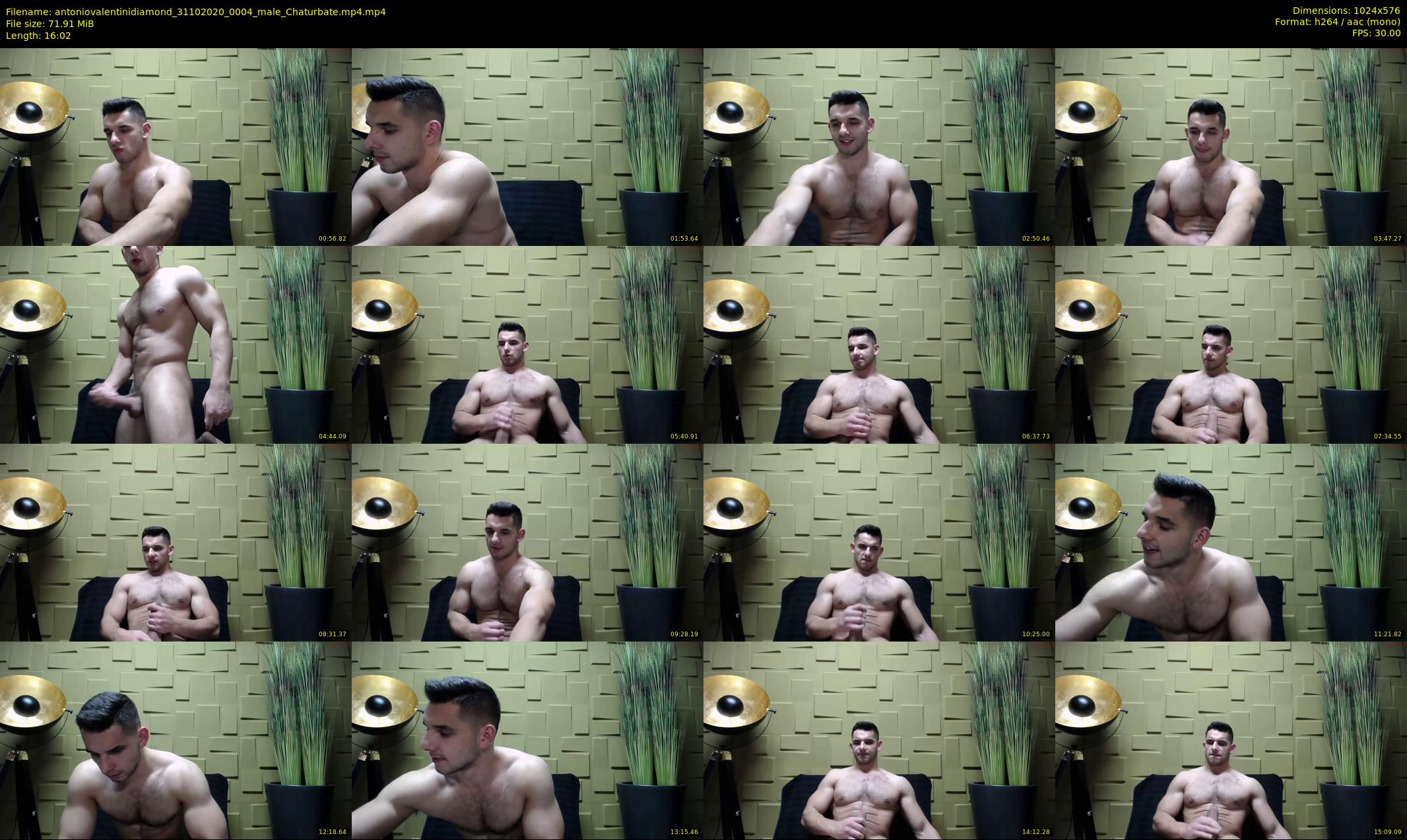 antoniovalentinidiamond — 17 minute Chaturbate male cam show recording, 480p, Oct 31, 2020