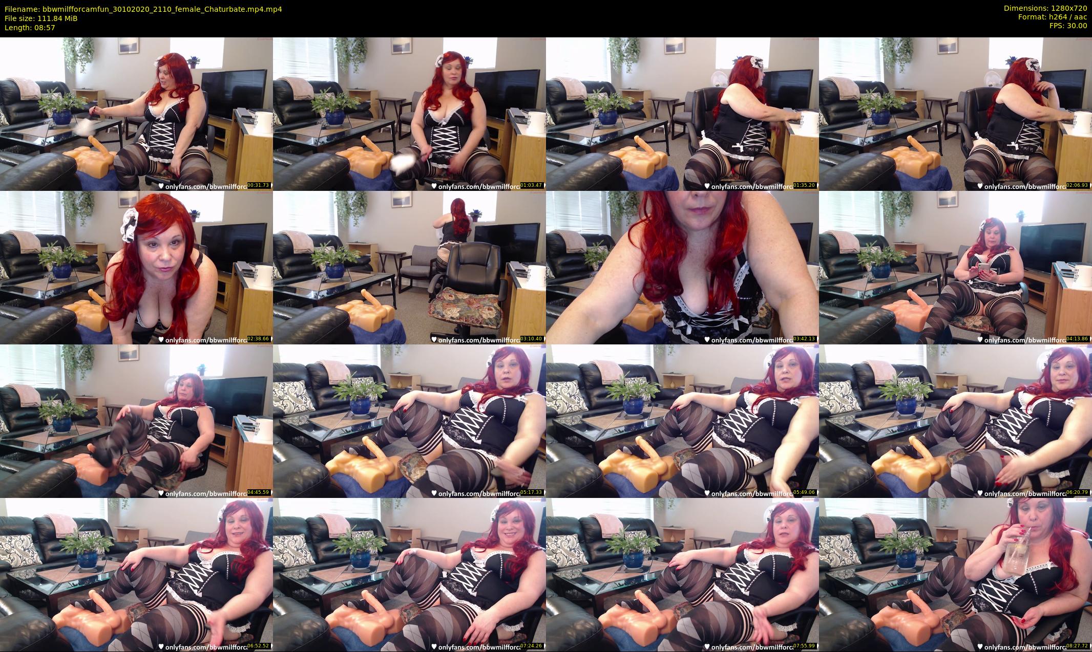 bbwmilfforcamfun — 9 minute Chaturbate female cam show recording, 720p, Oct 30, 2020
