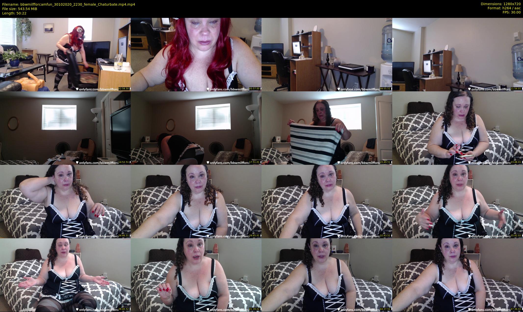 bbwmilfforcamfun — 51 minute Chaturbate female cam show recording, 720p, Oct 30, 2020