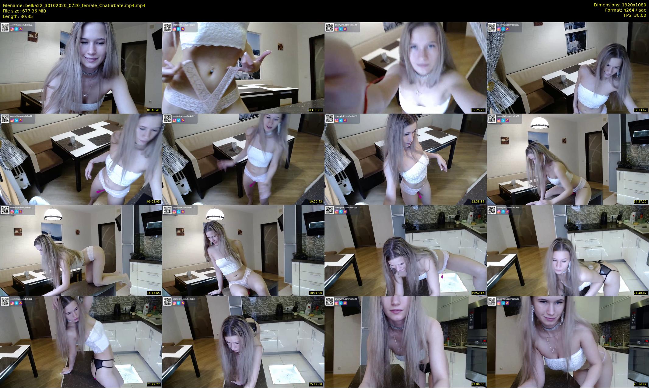 belka22 — 31 minute Chaturbate female cam show recording, 1080p, Oct 30, 2020