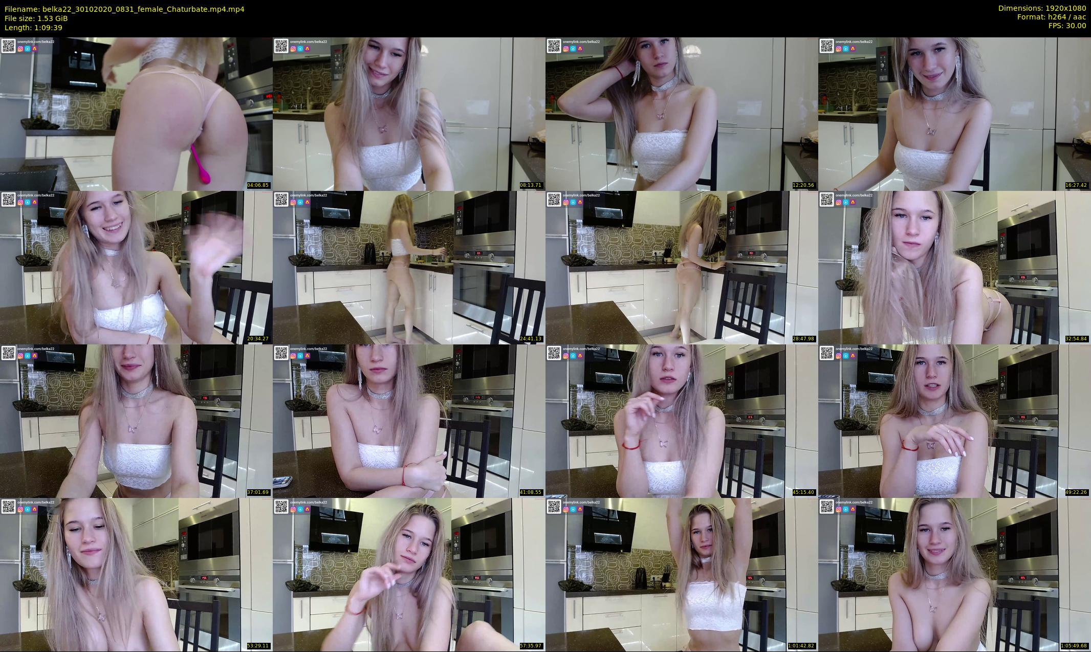belka22 — 70 minute Chaturbate female cam show recording, 1080p, Oct 30, 2020