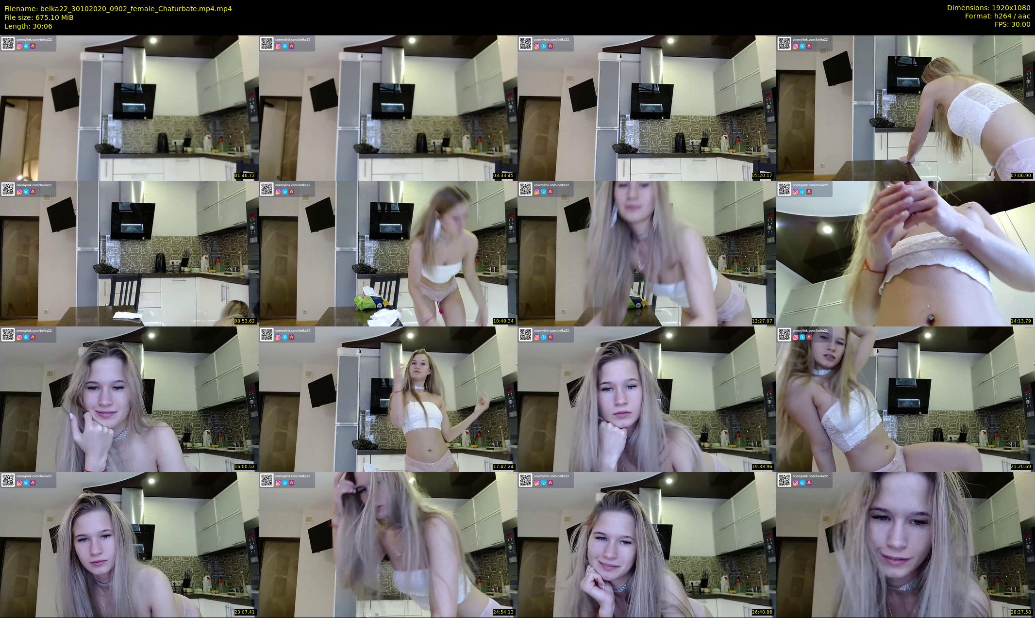 belka22 — 31 minute Chaturbate female cam show recording, 1080p, Oct 30, 2020