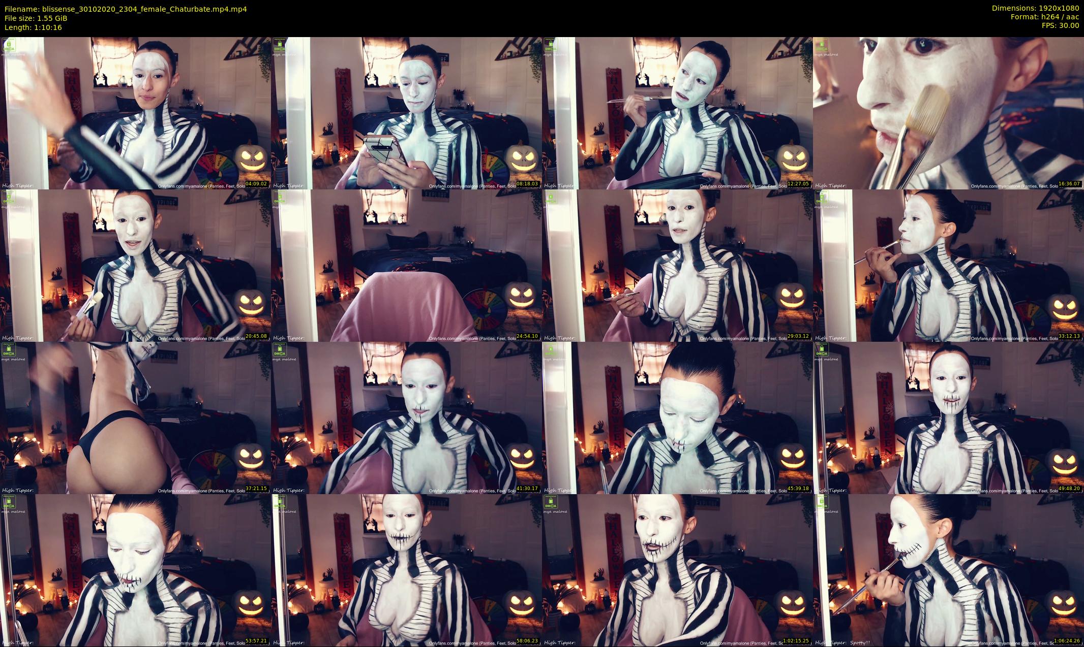 blissense — 71 minute Chaturbate female cam show recording, 1080p, Oct 30, 2020